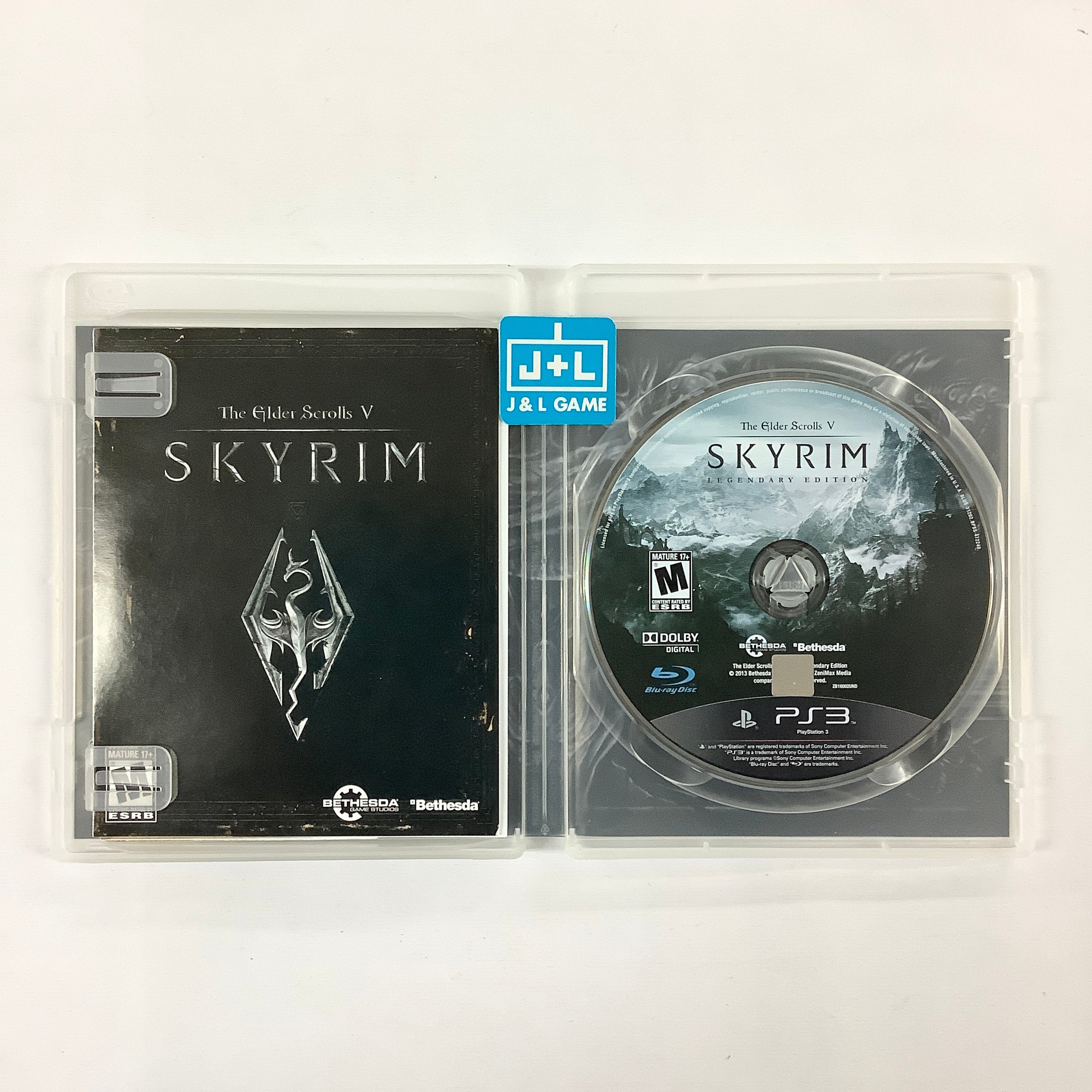 The Elder Scrolls V: Skyrim (Legendary Edition) - (PS3) Playstation 3 [Pre-Owned] Video Games Bethesda   