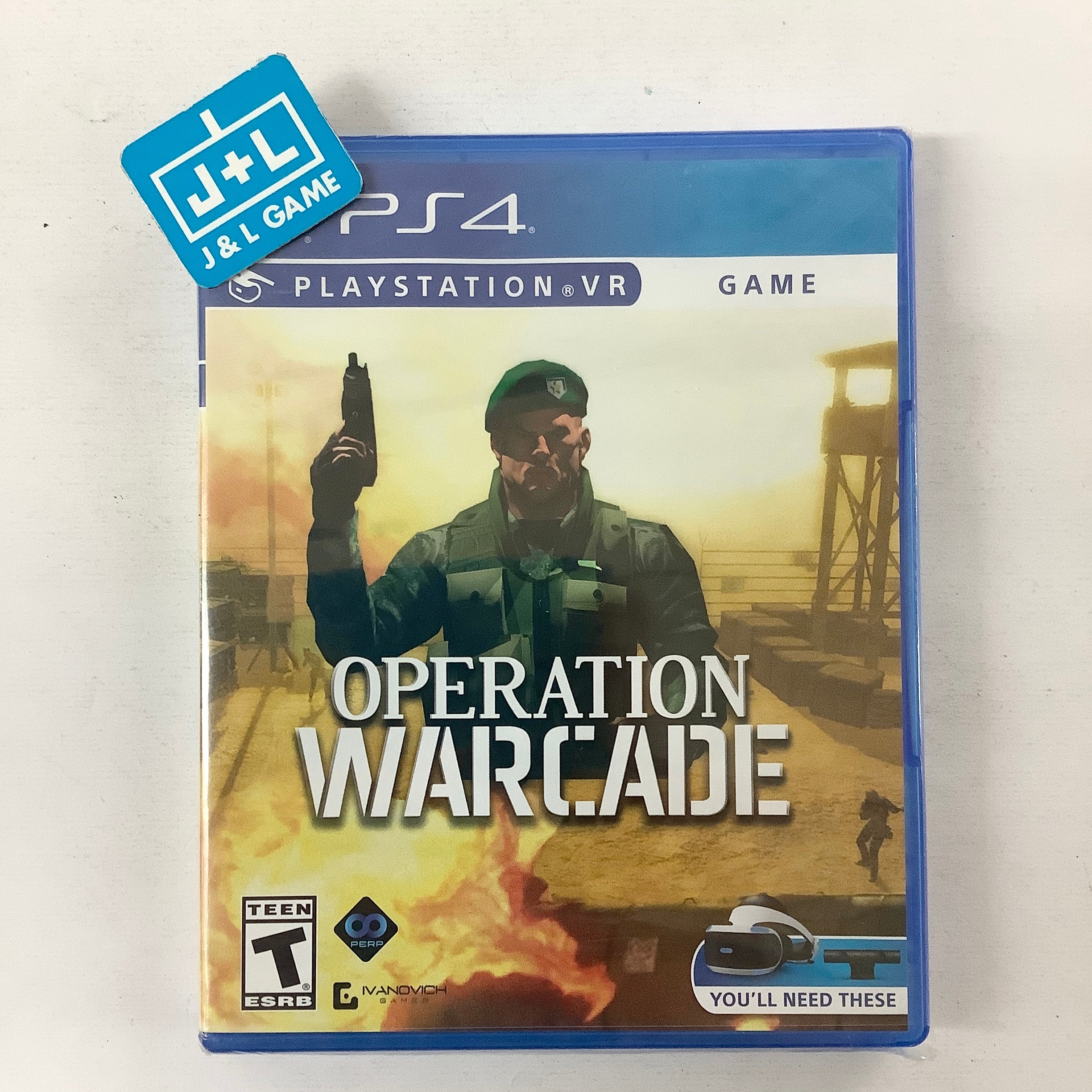 Operation Warcade (PlayStation VR) - (PS4) PlayStation 4 Video Games Perp Games   