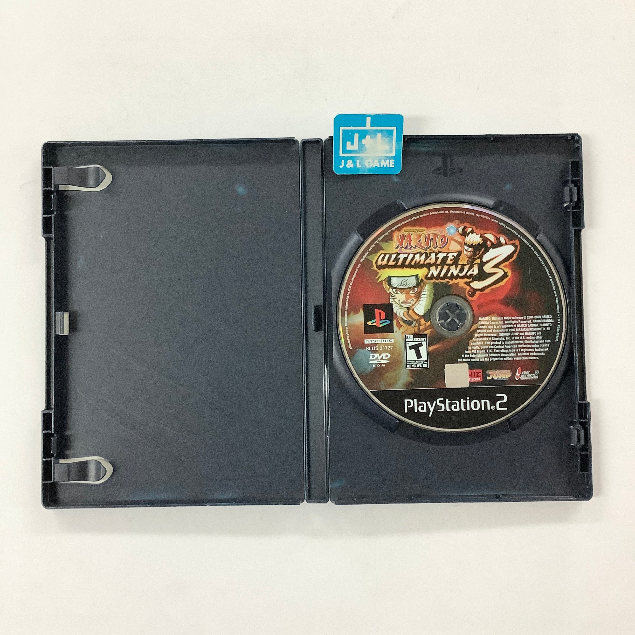 Naruto: Ultimate Ninja 3 - (PS2) PlayStation 2 [Pre-Owned] Video Games Namco Bandai Games   