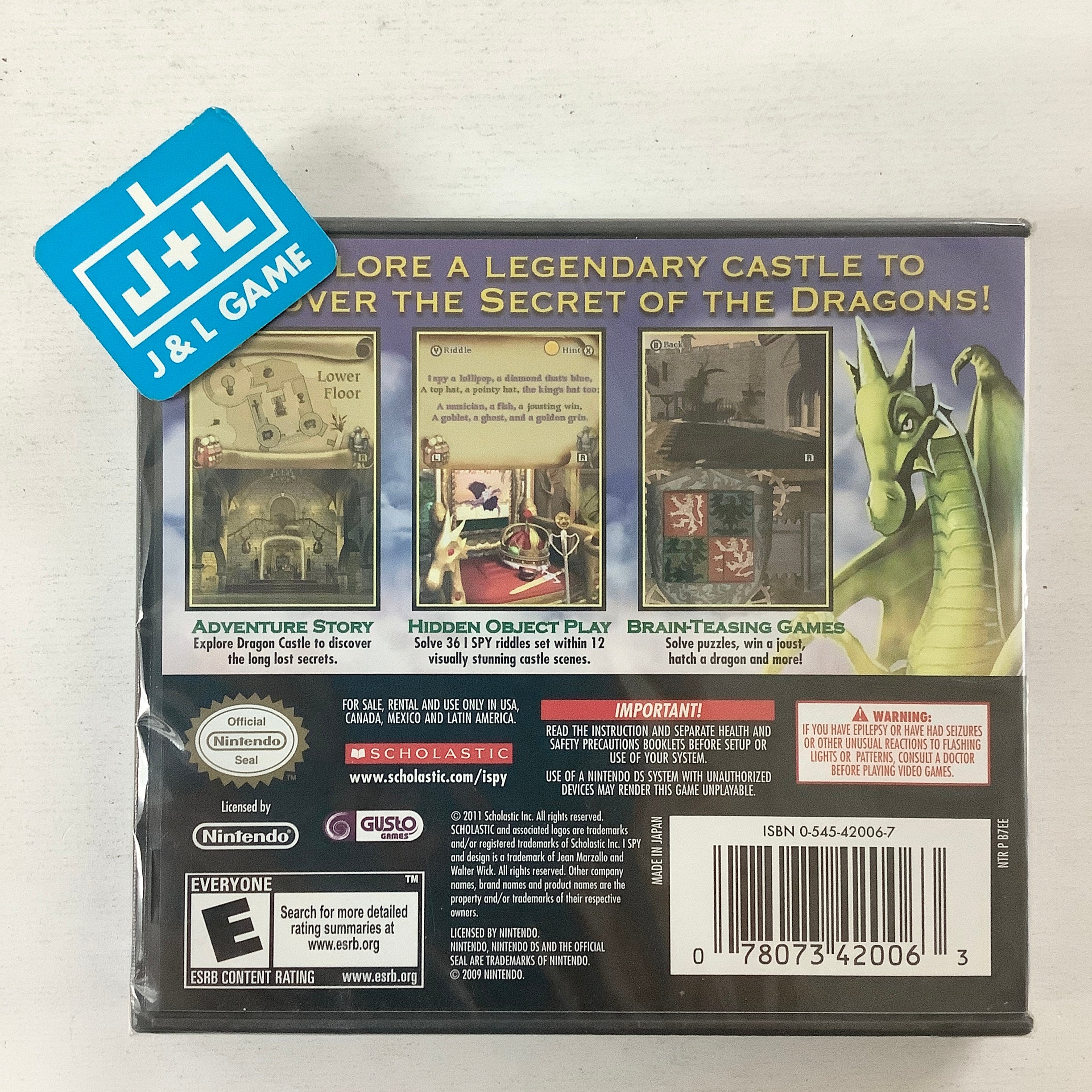 I SPY Castle - (NDS) Nintendo DS Video Games Scholastic Inc.   