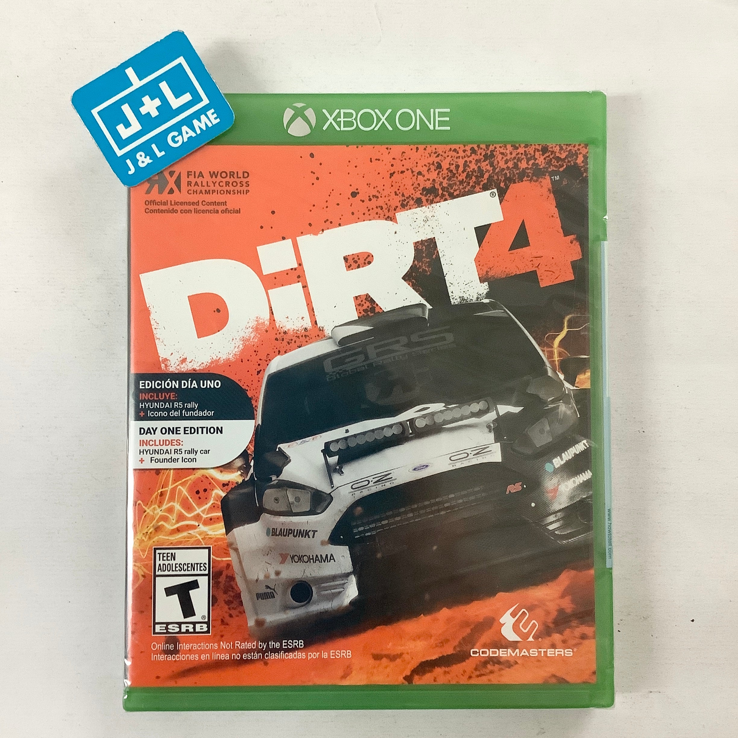 DiRT 4 (Day One Edition) - (XB1) Xbox One Video Games Codemasters   