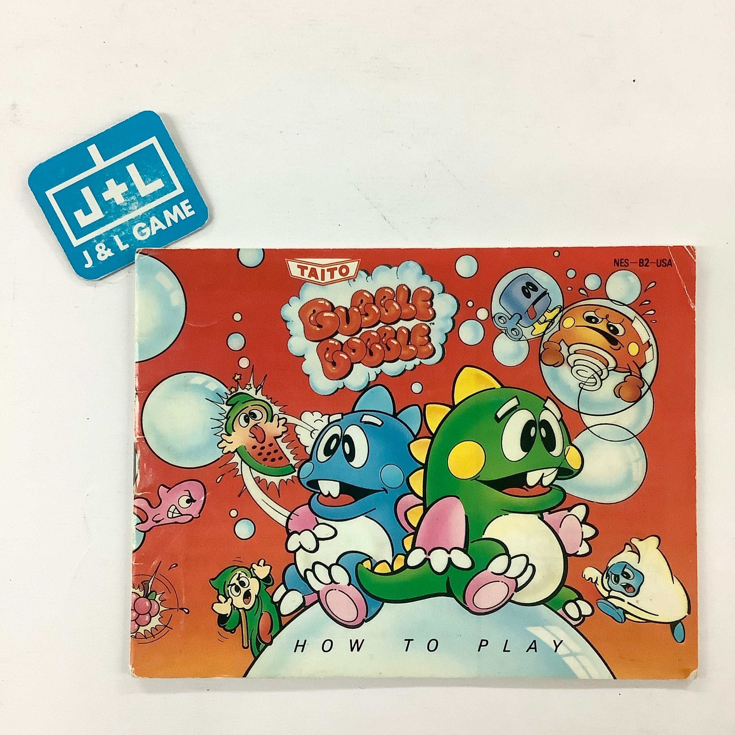 Bubble Bobble - (NES) Nintendo Entertainment System [Pre-Owned] Video Games Taito Corporation   