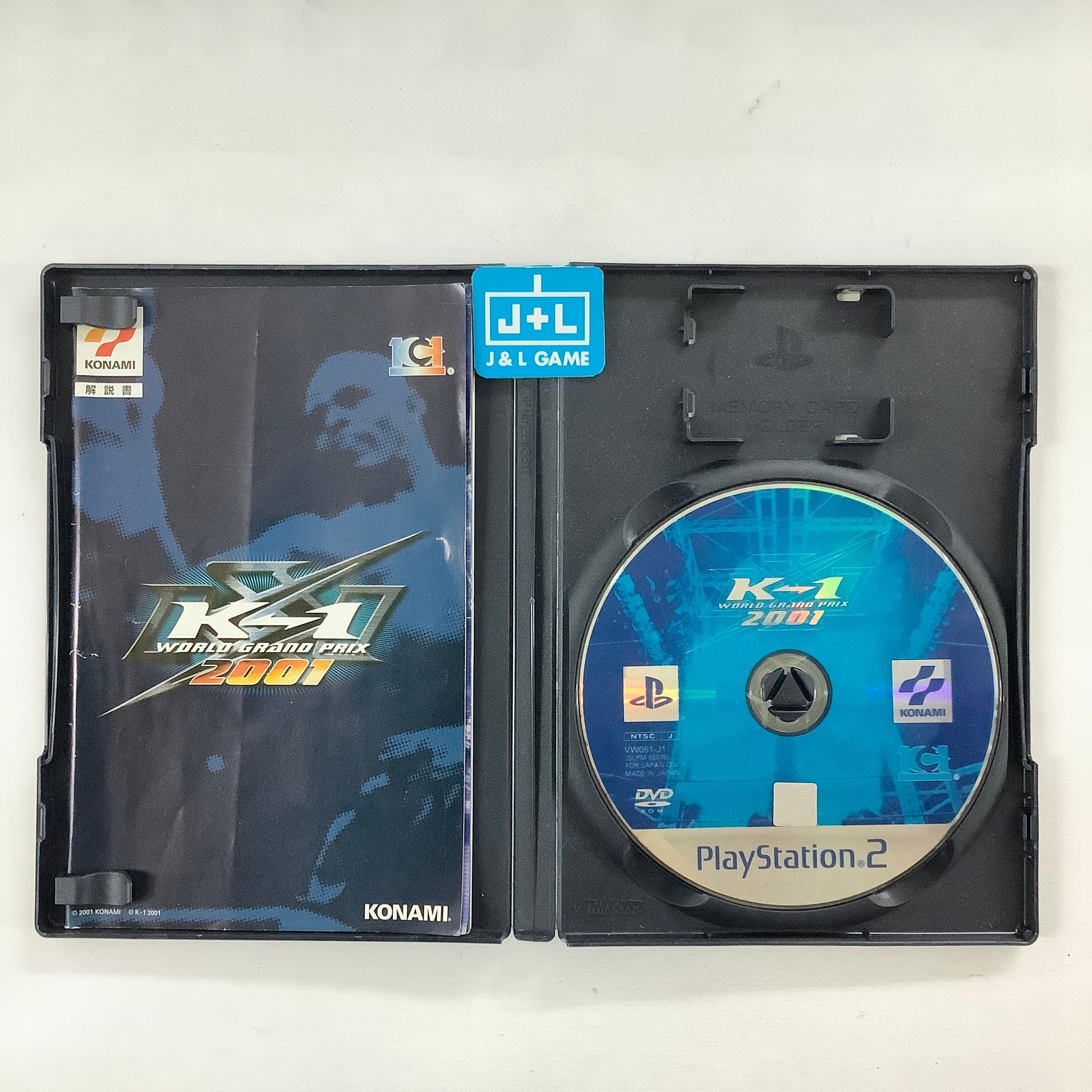 K-1 World Grand Prix 2001 - (PS2) Playstation 2 [Pre-Owned] (Japanese Import) Video Games Konami   