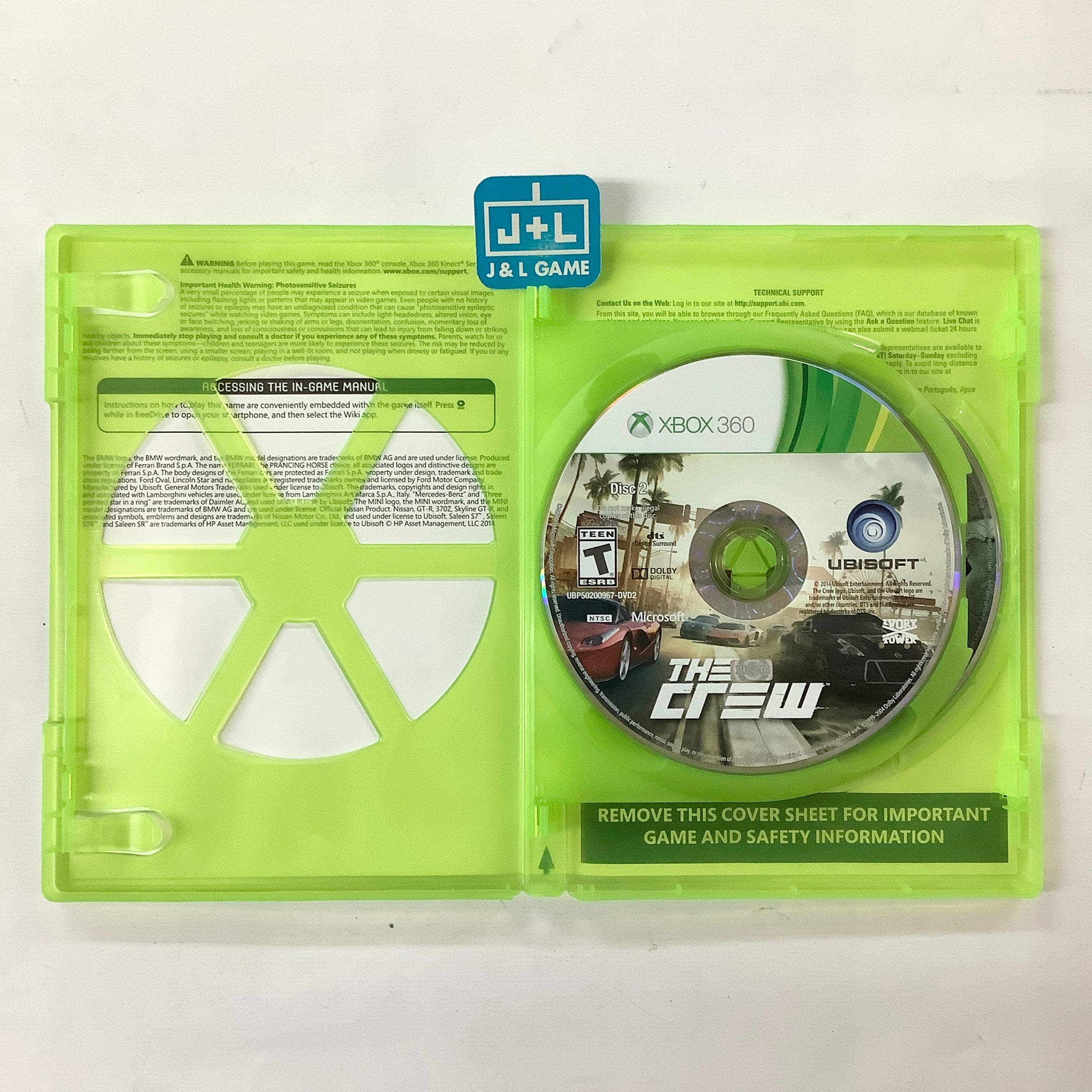 The Crew - Xbox 360 [Pre-Owned] Video Games Ubisoft   