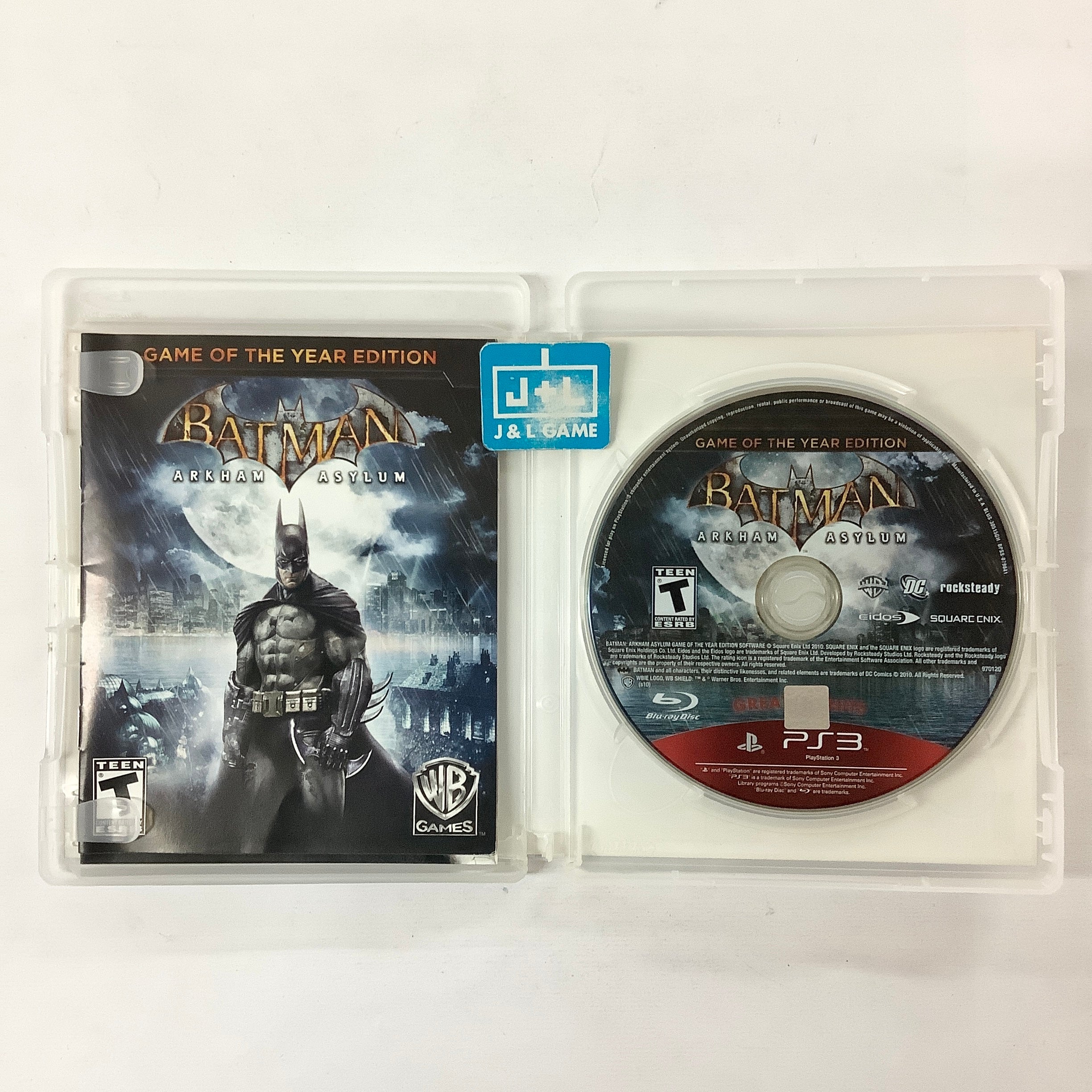 Batman: Arkham Asylum + Batman: Arkham City Dual Pack (Greatest Hits) - (PS3) Playstation 3 [Pre-Owned] Video Games Warner Bros. Interactive Entertainment   