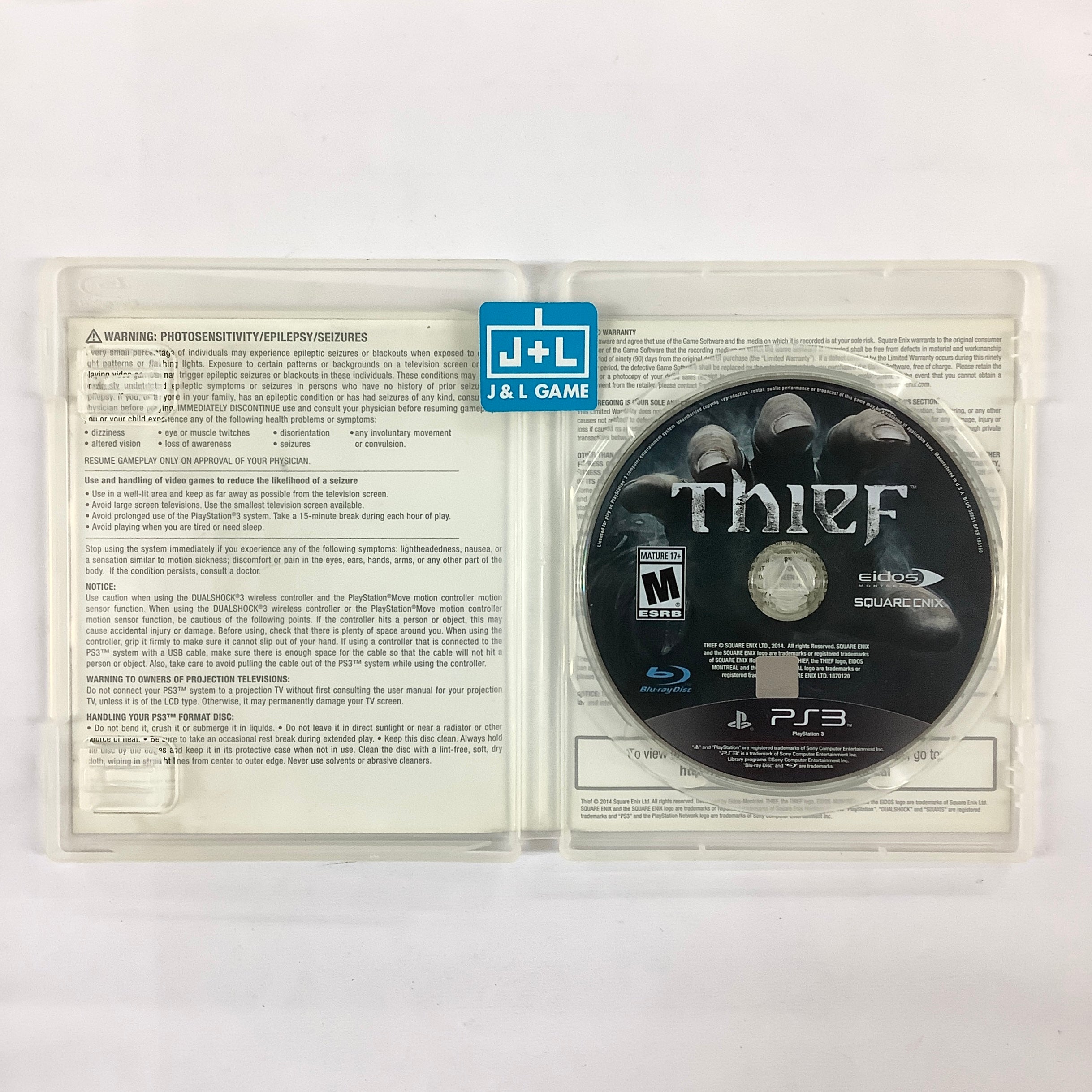 Thief - (PS3) PlayStation 3 [Pre-Owned] Video Games Square Enix   