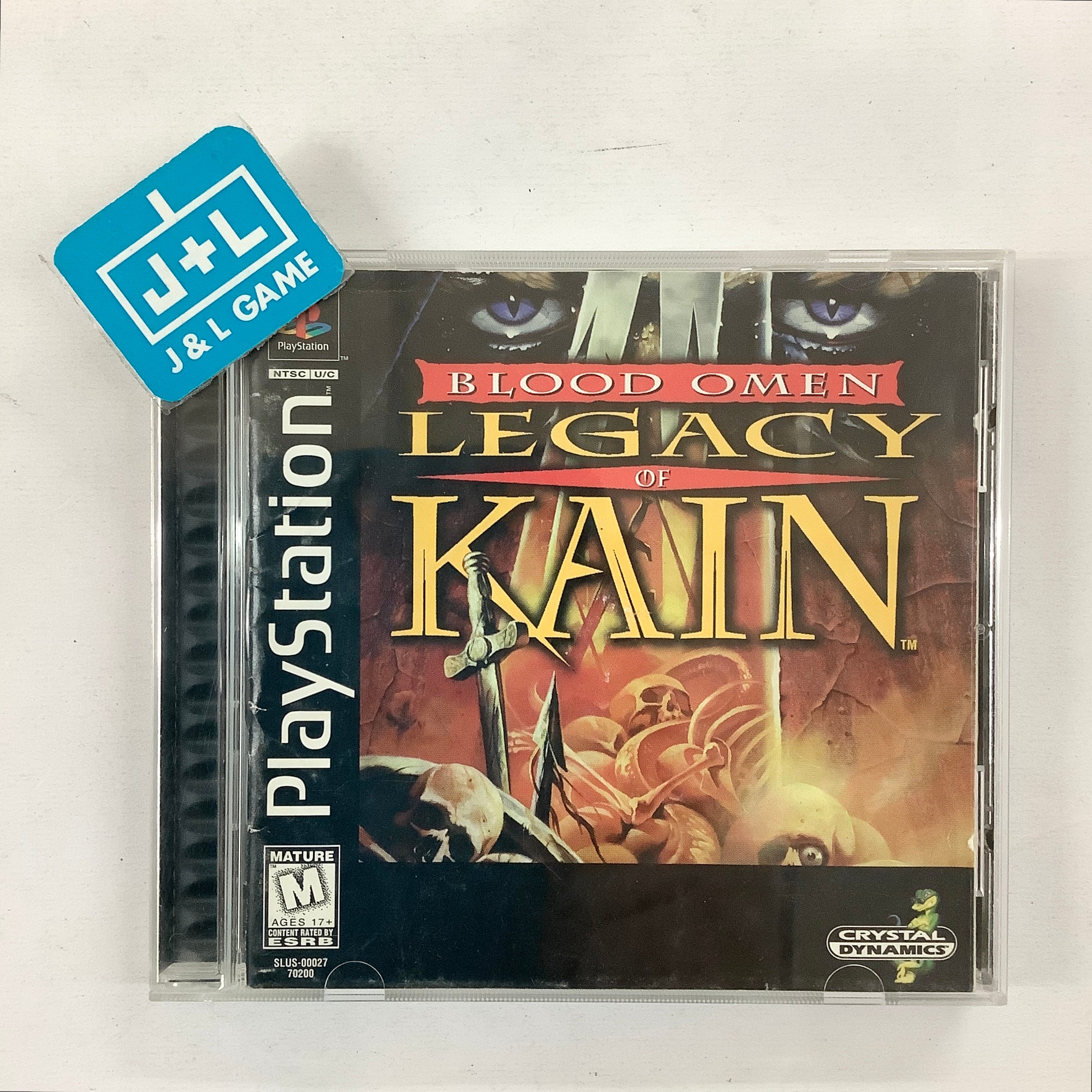 Blood Omen: Legacy of Kain - (PS1) PlayStation 1 [Pre-Owned] Video Games Crystal Dynamics   