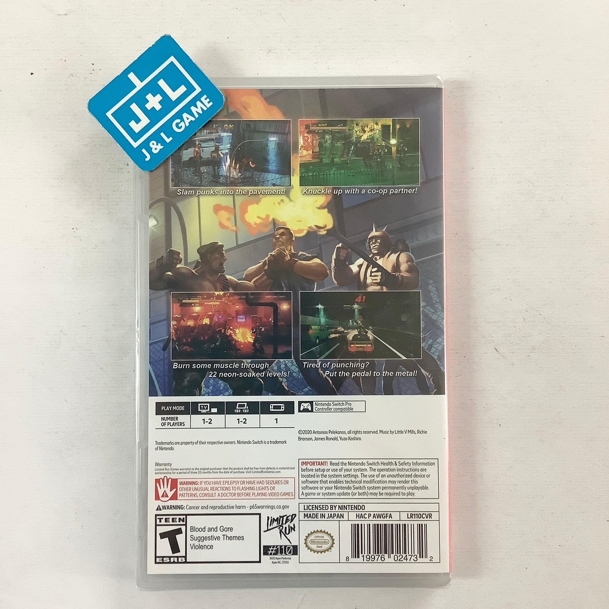 The Takeover (Limited Run #110) - (NSW) Nintendo Switch Video Games Limited Run Games   