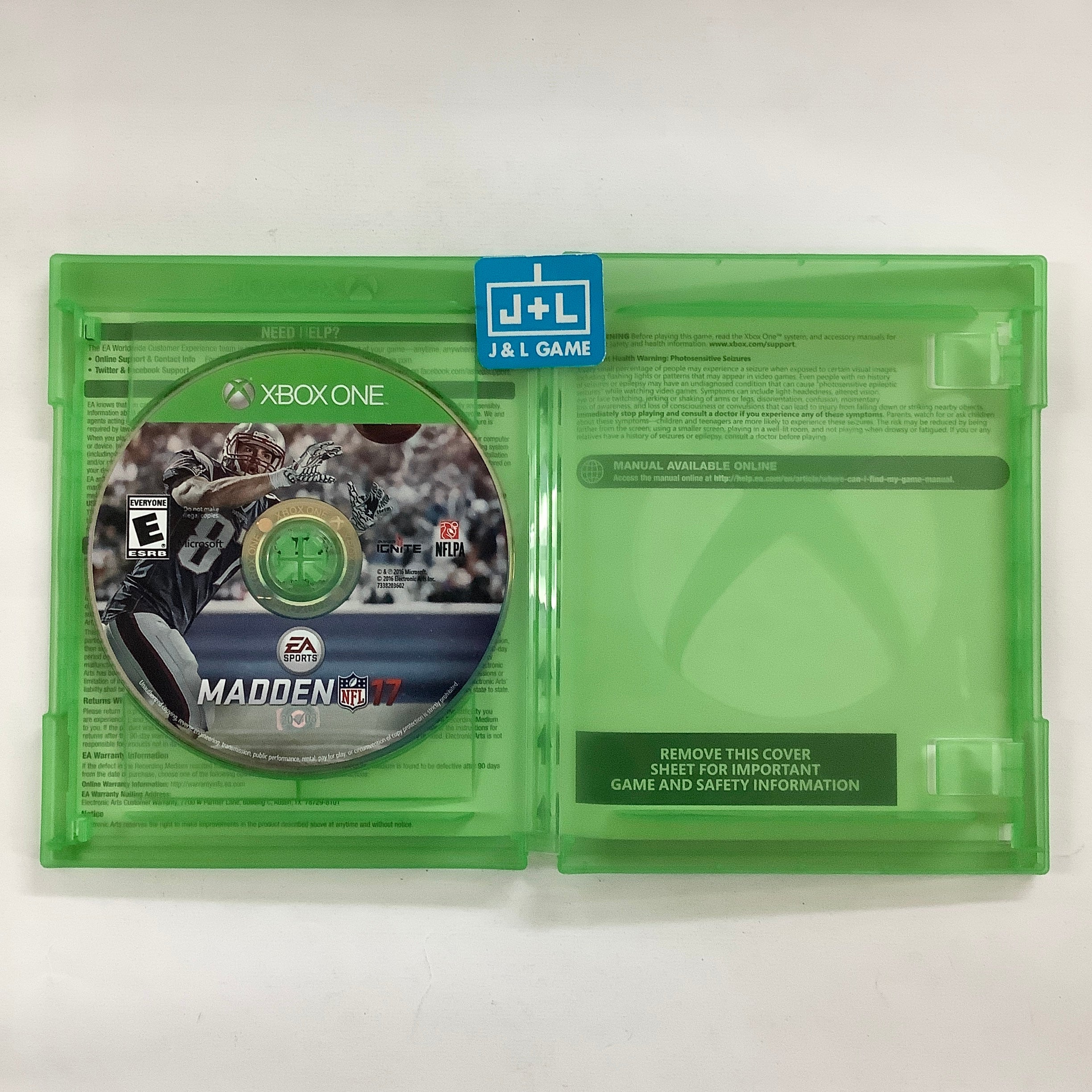 Madden NFL 17 - (XB1) Xbox One [Pre-Owned] Video Games EA Sports   