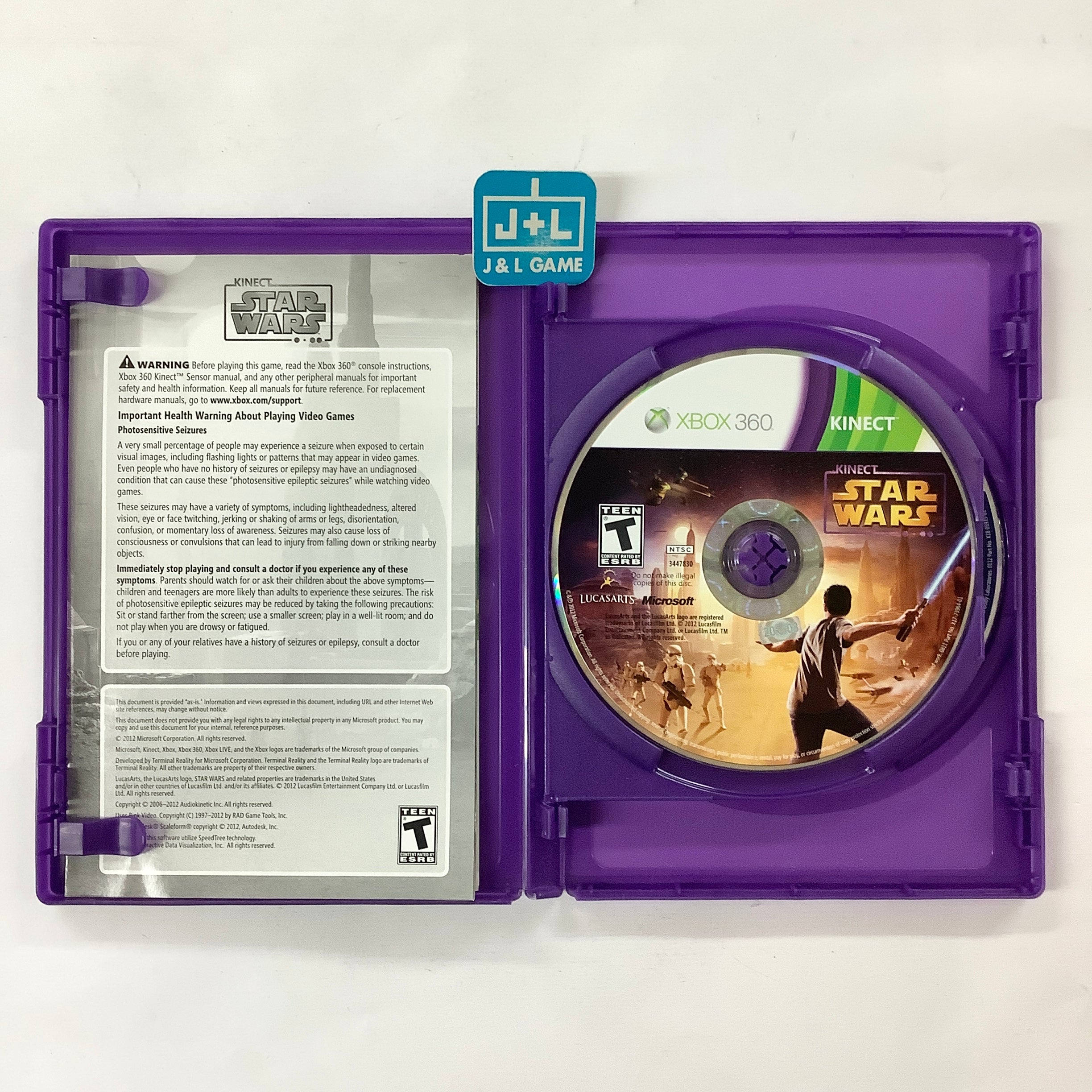 Kinect Star Wars (Kinect Required) - Xbox 360 [Pre-Owned] Video Games Microsoft Game Studios   