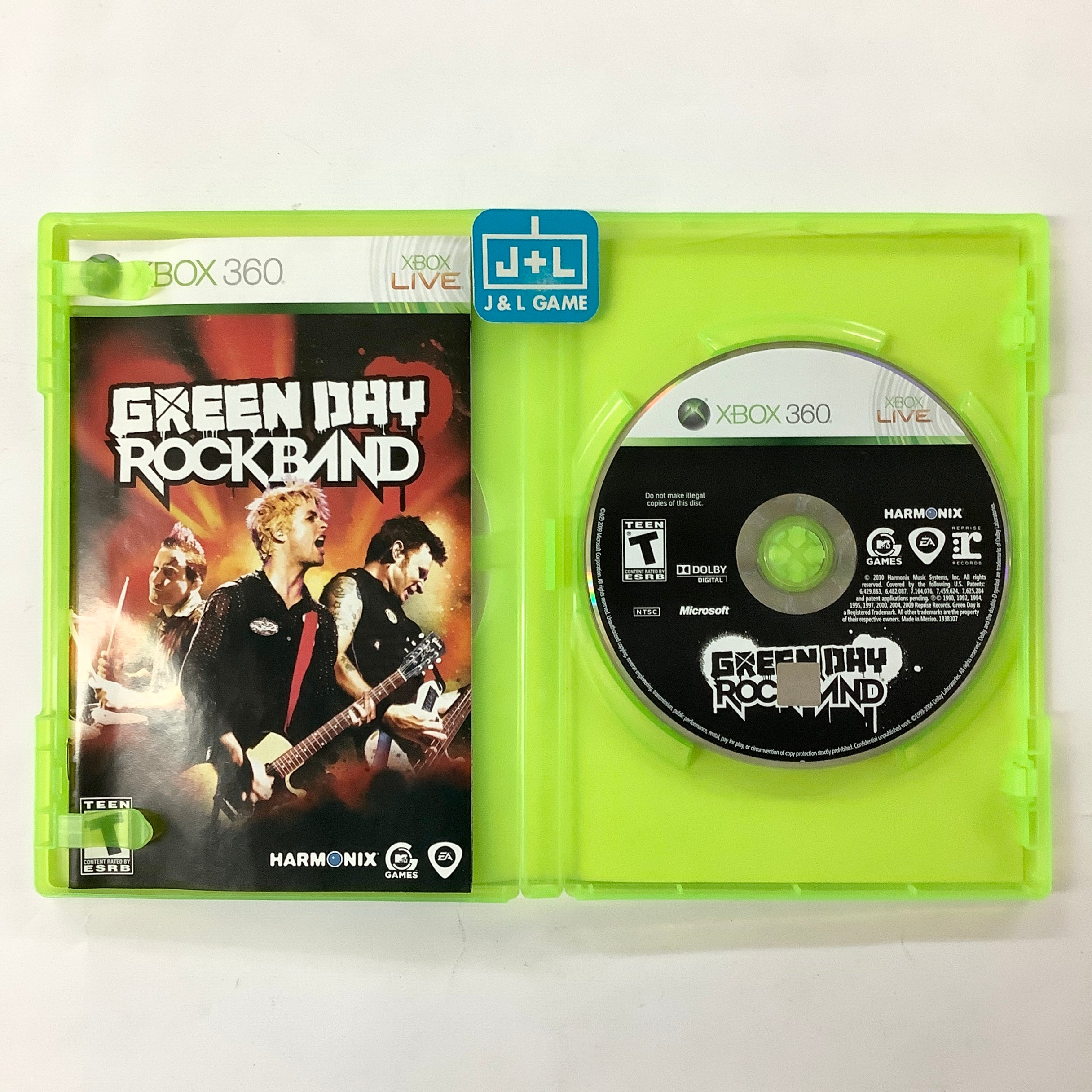 Rock Band: Green Day - Xbox 360 [Pre-Owned] Video Games MTV Games   