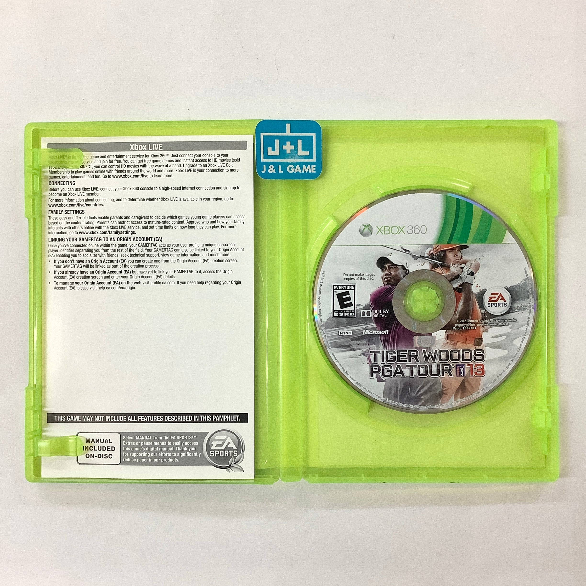 Tiger Woods PGA Tour 13 - Xbox 360 [Pre-Owned] Video Games Electronic Arts   