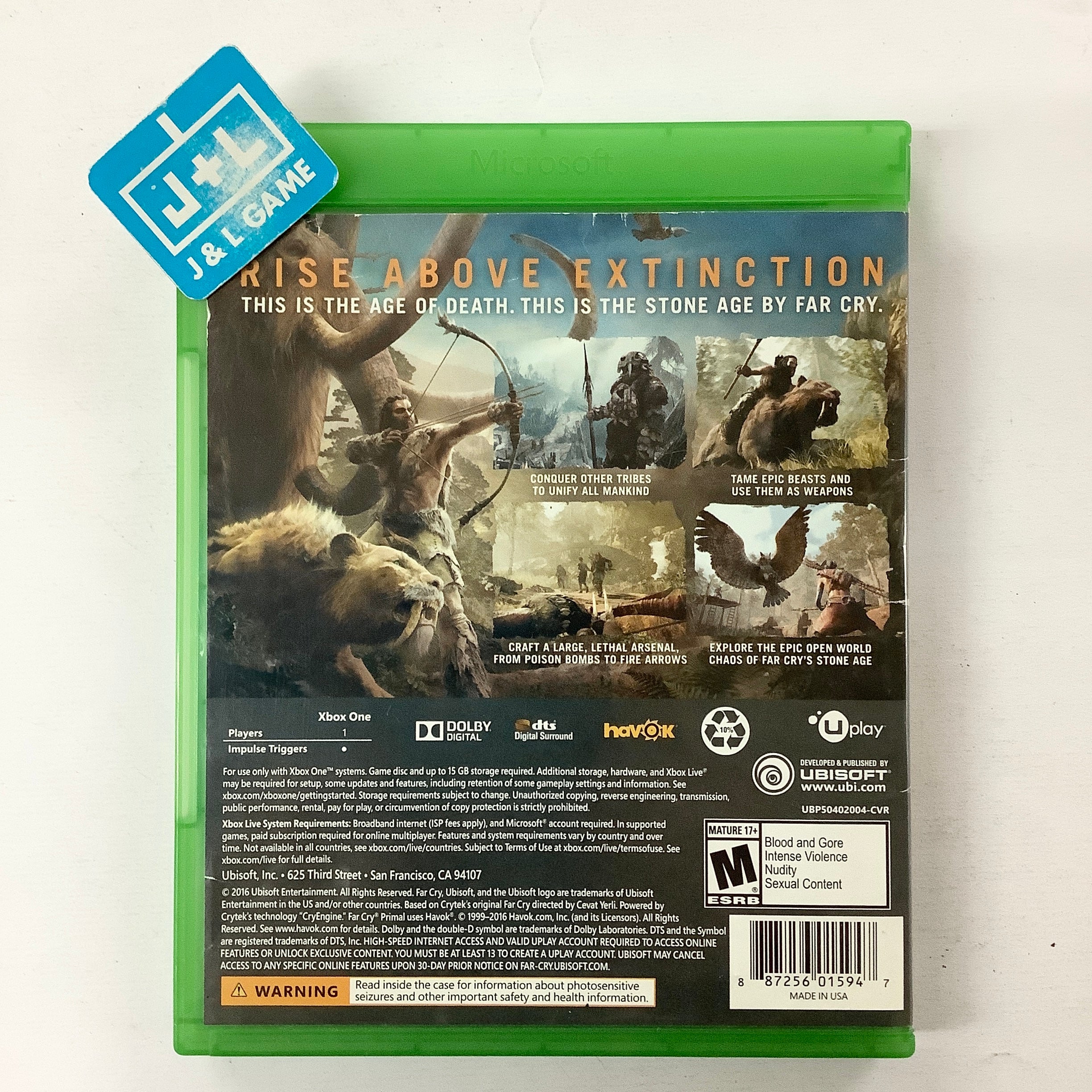 Far Cry Primal - (XB1) Xbox One [Pre-Owned] Video Games Ubisoft   