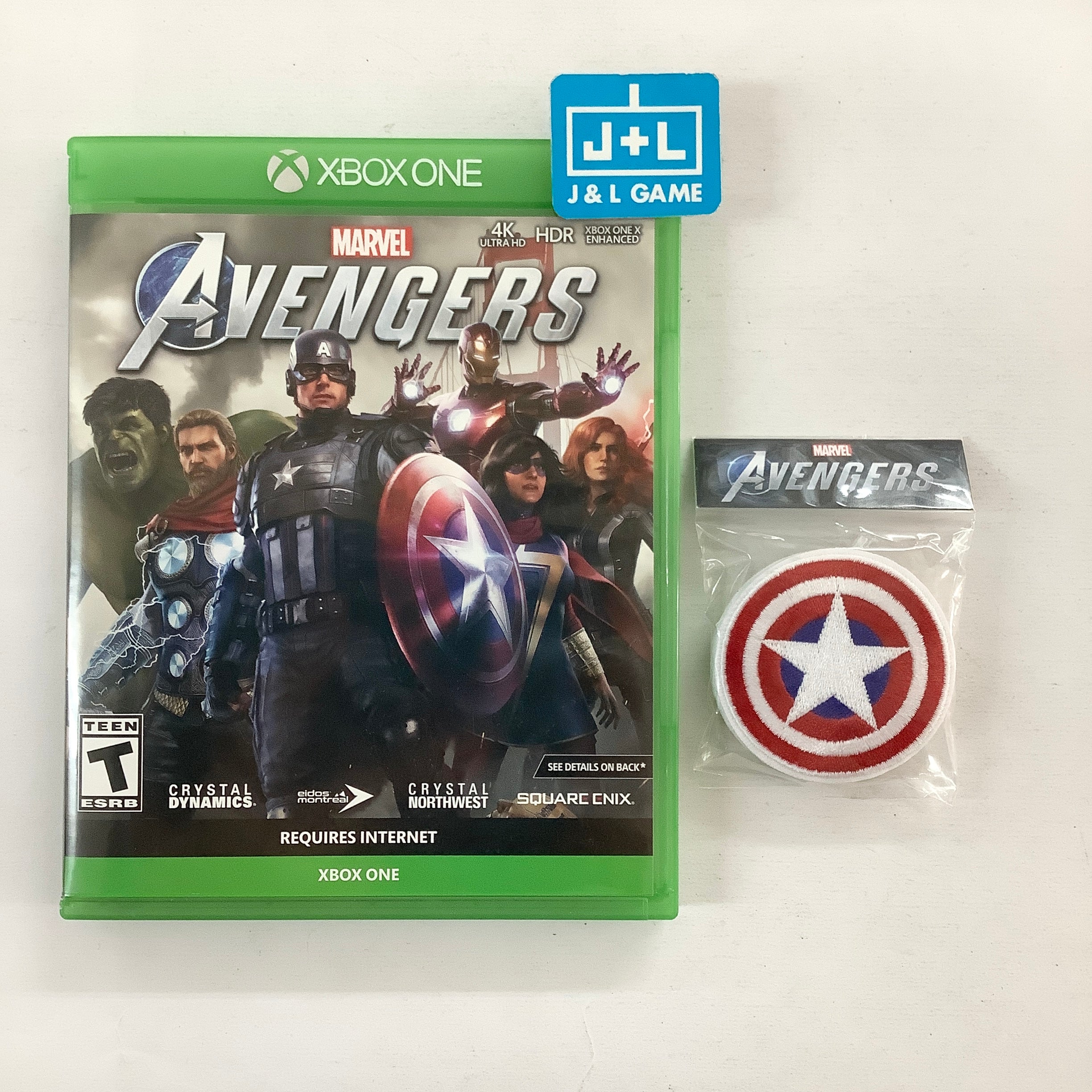 Marvel's Avengers (with patches) - (XB1) Xbox One [Pre-Owned] Video Games Square Enix   