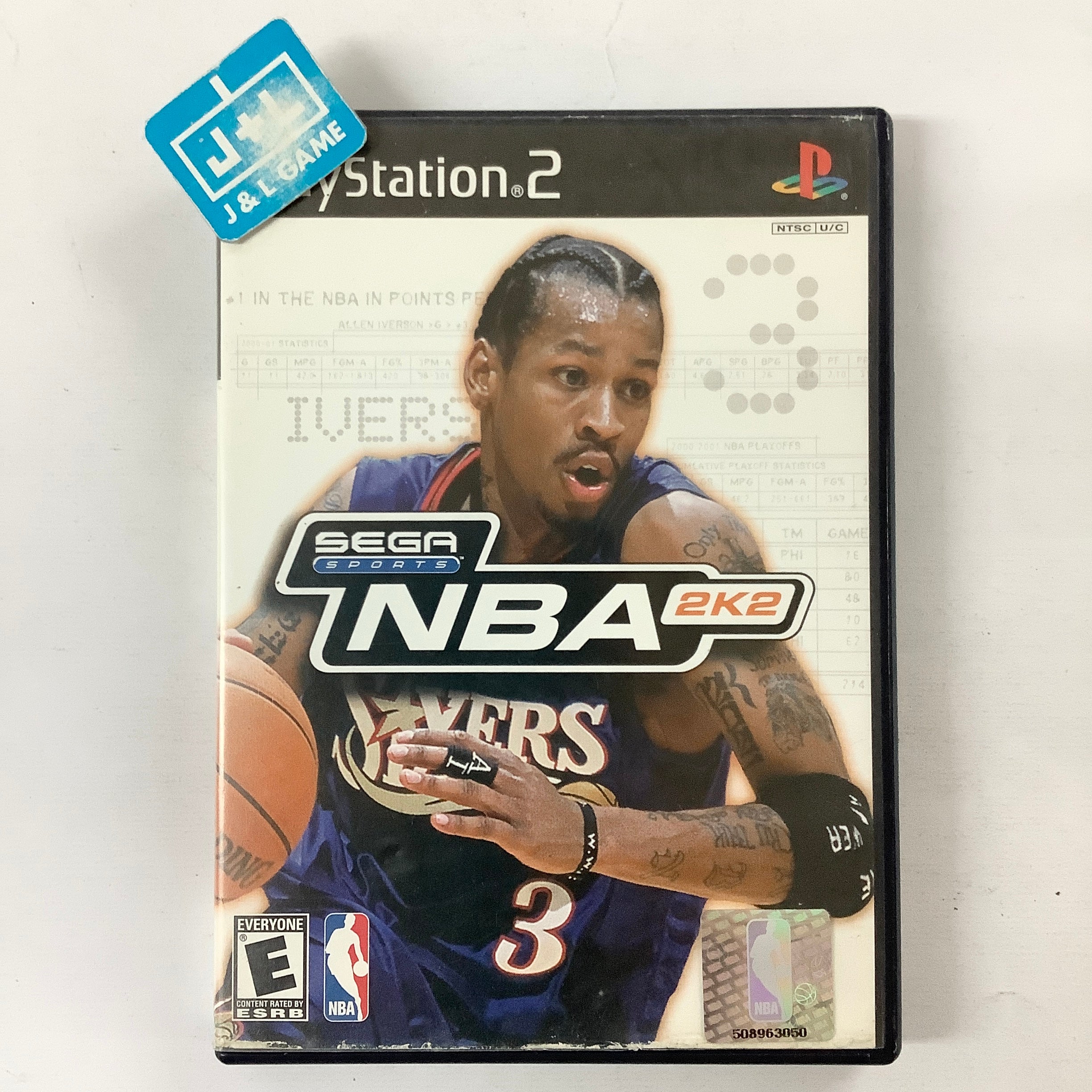 NBA 2K2 - (PS2) PlayStation 2 [Pre-Owned] Video Games Sega   