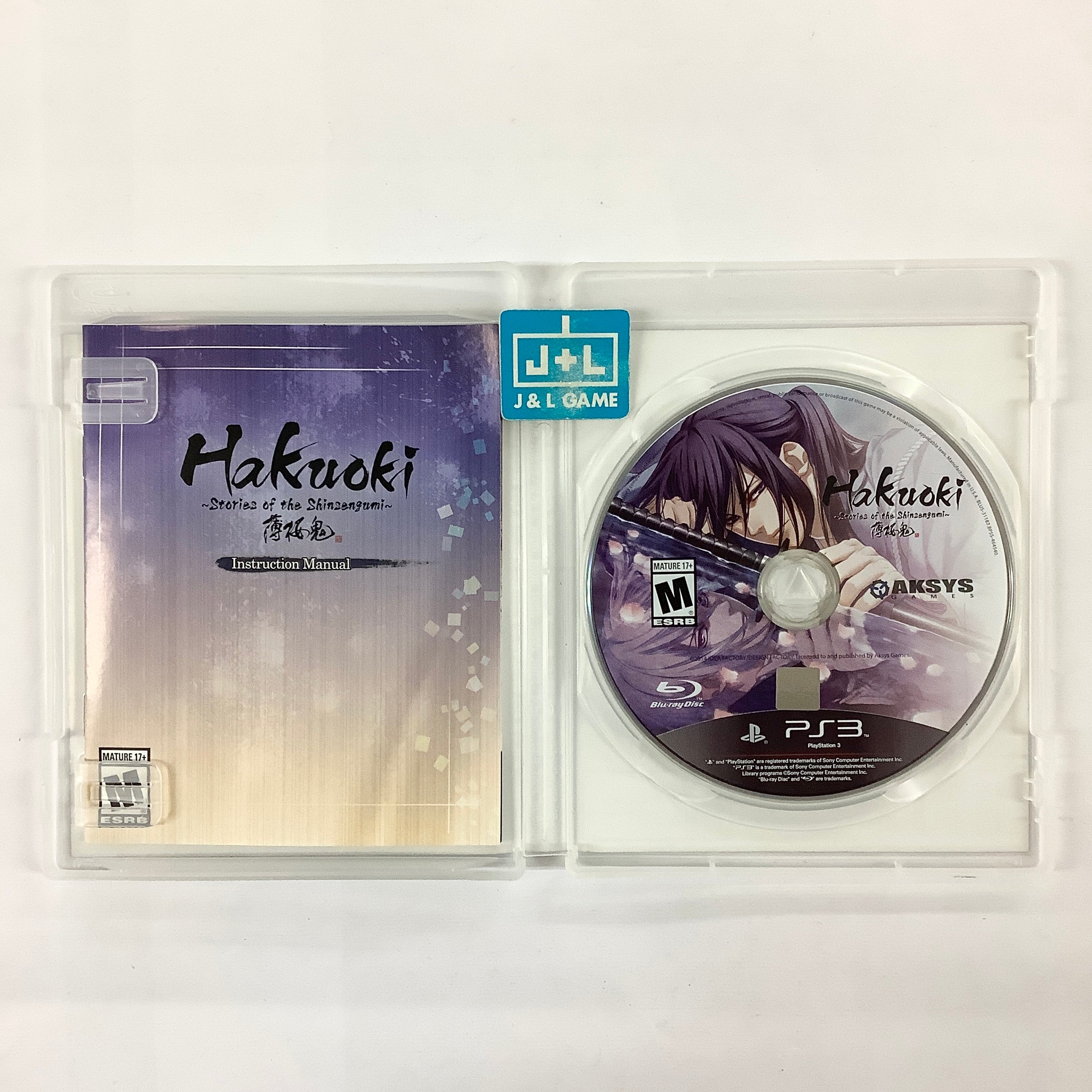 Hakuoki: Stories of the Shinsengumi - (PS3) PlayStation 3 [Pre-Owned] Video Games Aksys Games   