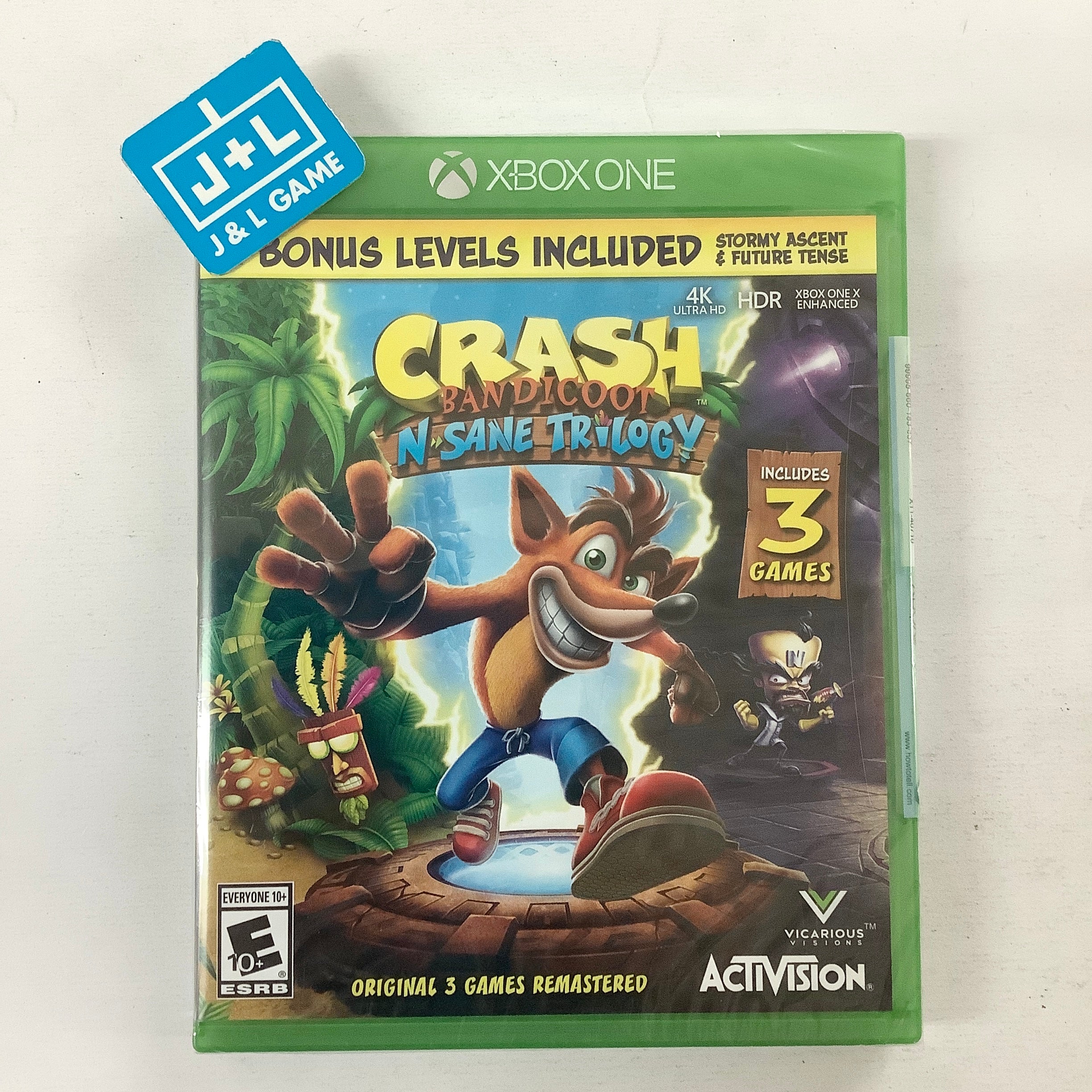 Crash Bandicoot N. Sane Trilogy - (XB1) Xbox One Video Games Activision   