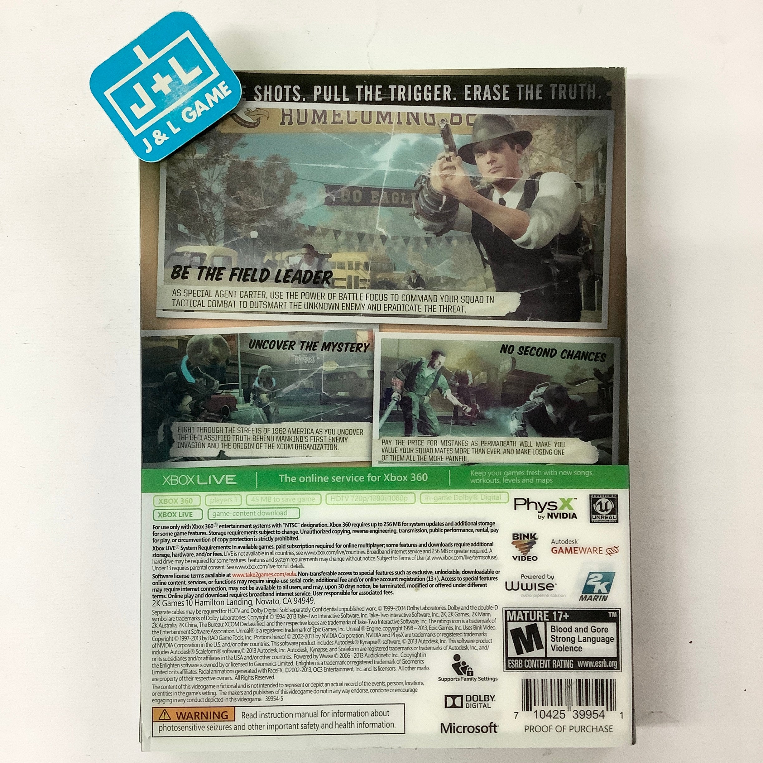 The Bureau: XCOM Declassified - Xbox 360 [Pre-Owned] Video Games 2K Games   