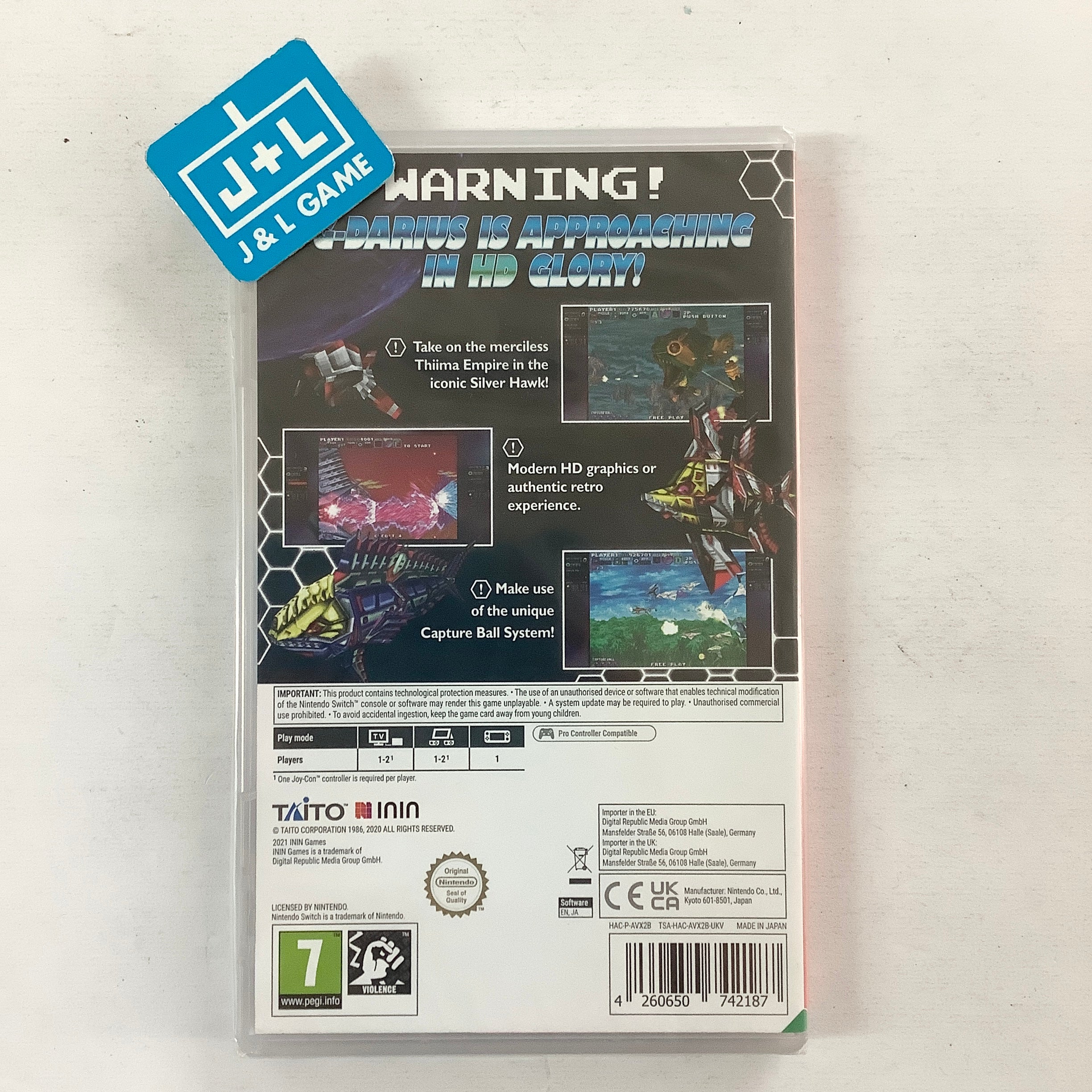 G-Darius HD - (NSW) Nintendo Switch (European Import) Video Games ININ Games   