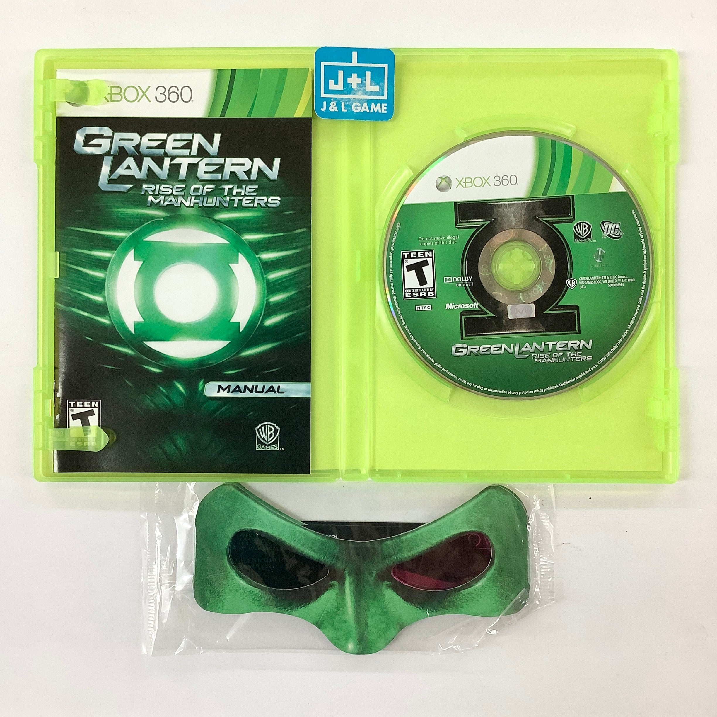 Green Lantern: Rise of the Manhunters - Xbox 360 [Pre-Owned] Video Games Warner Bros. Interactive Entertainment   