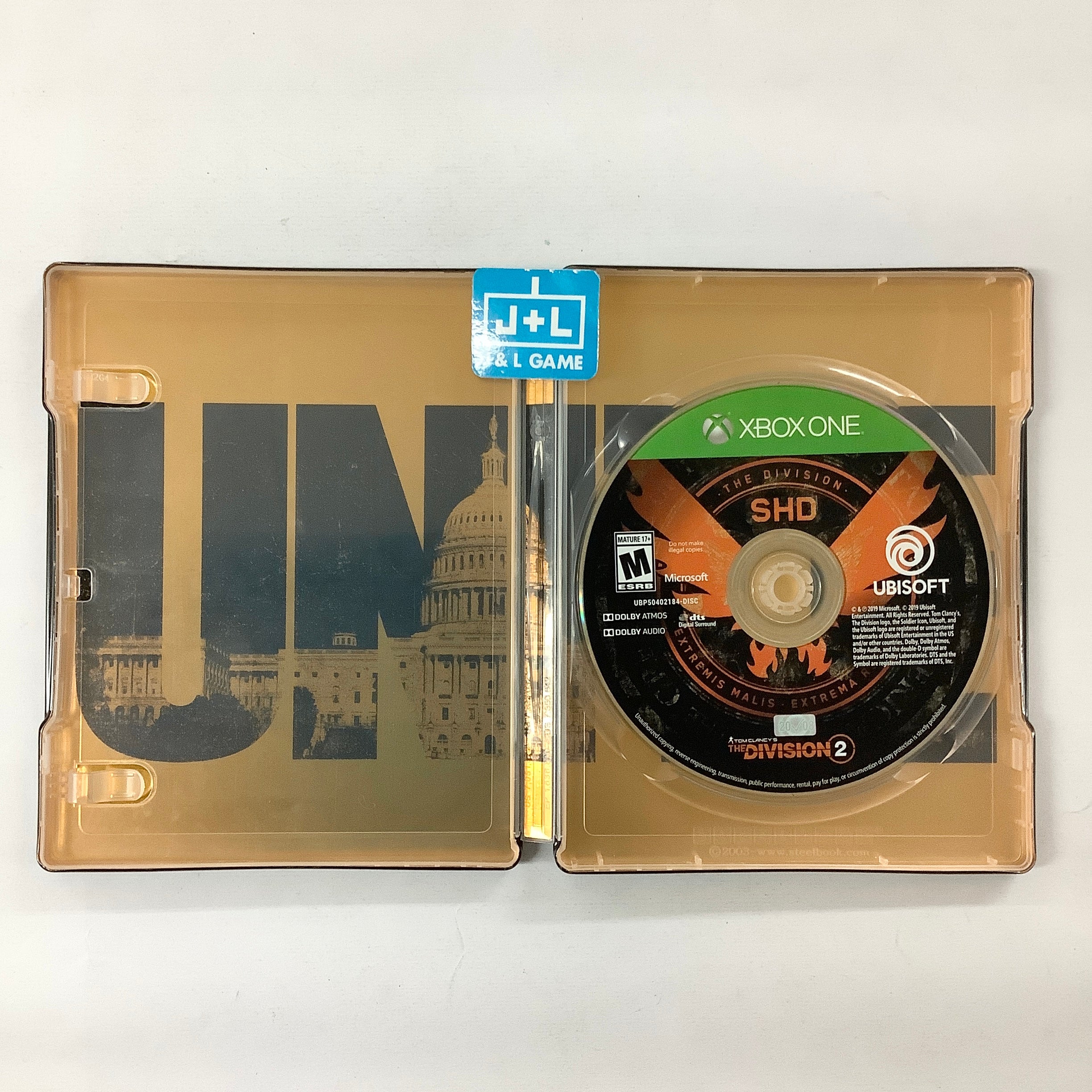 Tom Clancy's The Division 2 (Gold Steelbook Edition) - (XB1) Xbox One [Pre-Owned] Video Games Ubisoft   