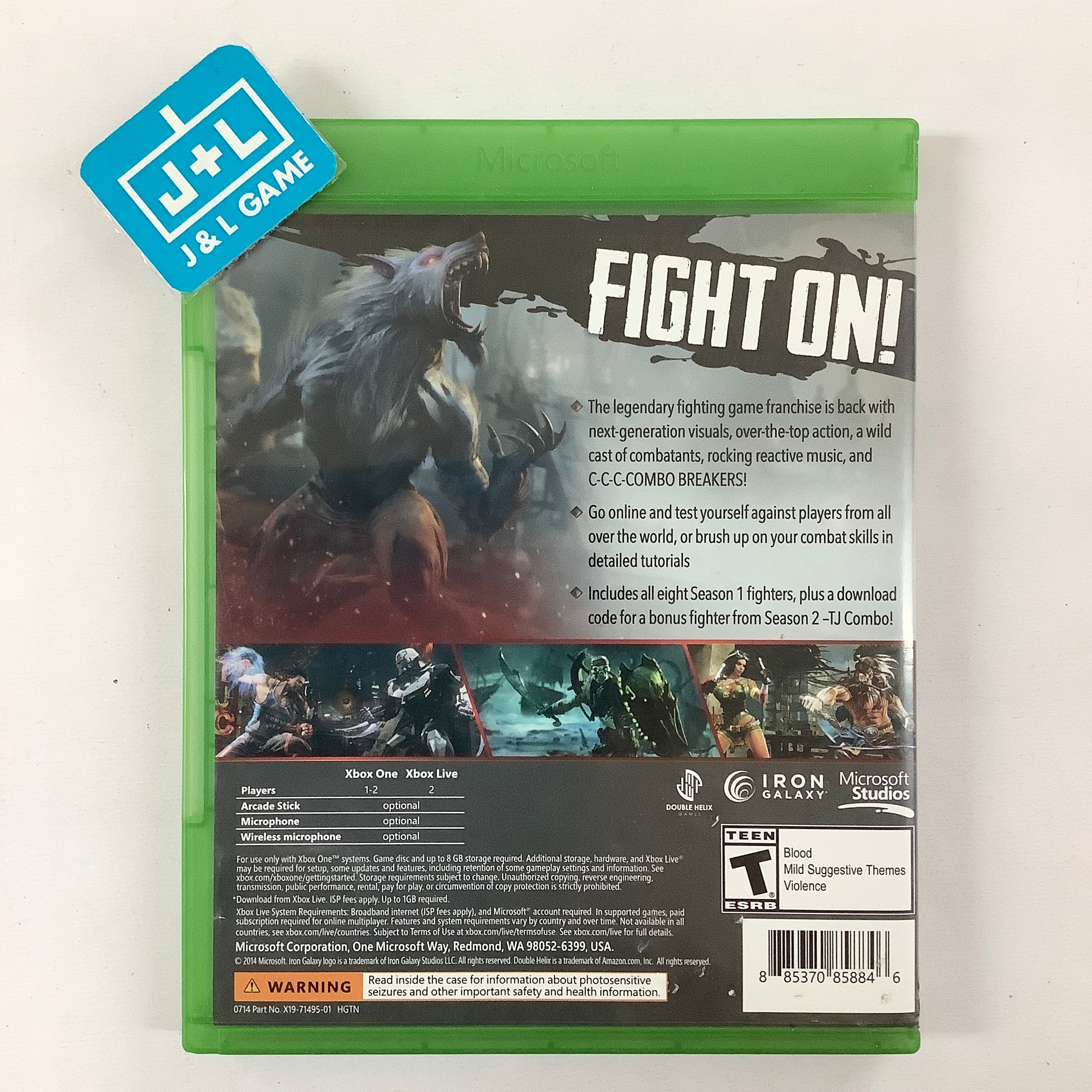 Killer Instinct (Combo Breaker Pack) - (XB1) Xbox One  [Pre-Owned] Video Games Microsoft Game Studios   