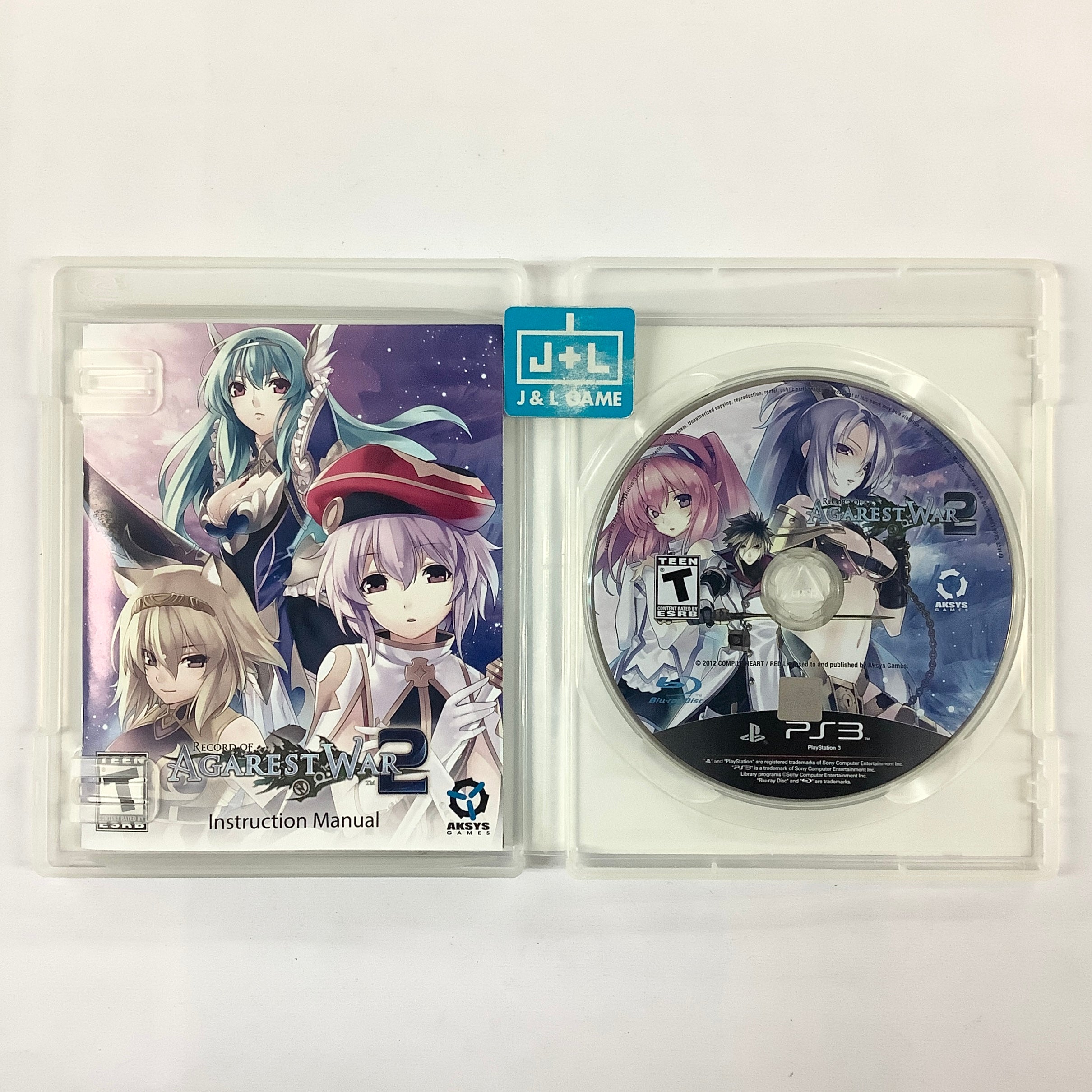 Record of Agarest War 2 - (PS3) PlayStation 3 [Pre-Owned] Video Games Aksys Games   