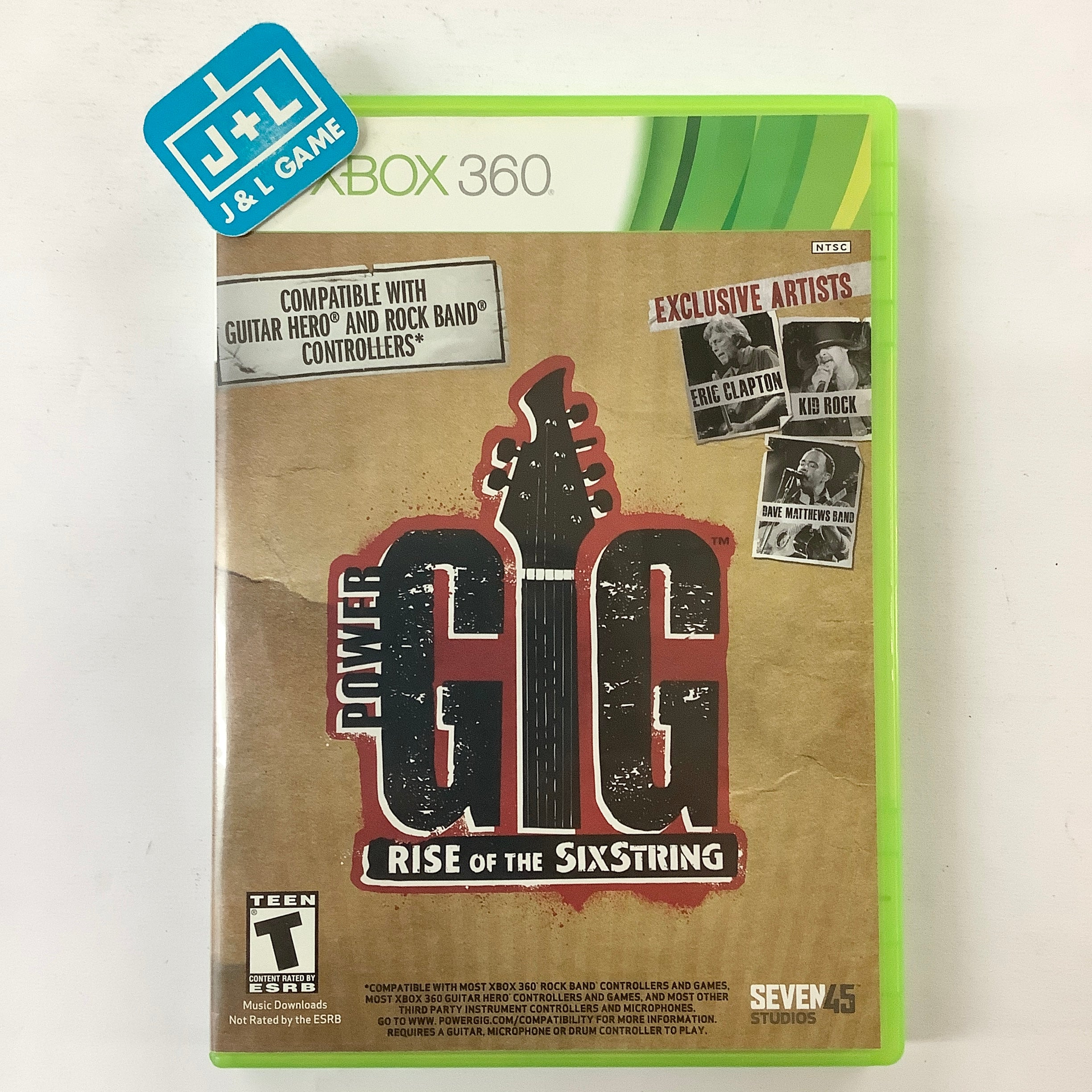 Power Gig: Rise of the SixString (Game Only) - Xbox 360 [Pre-Owned] Video Games Seven45 Studios   