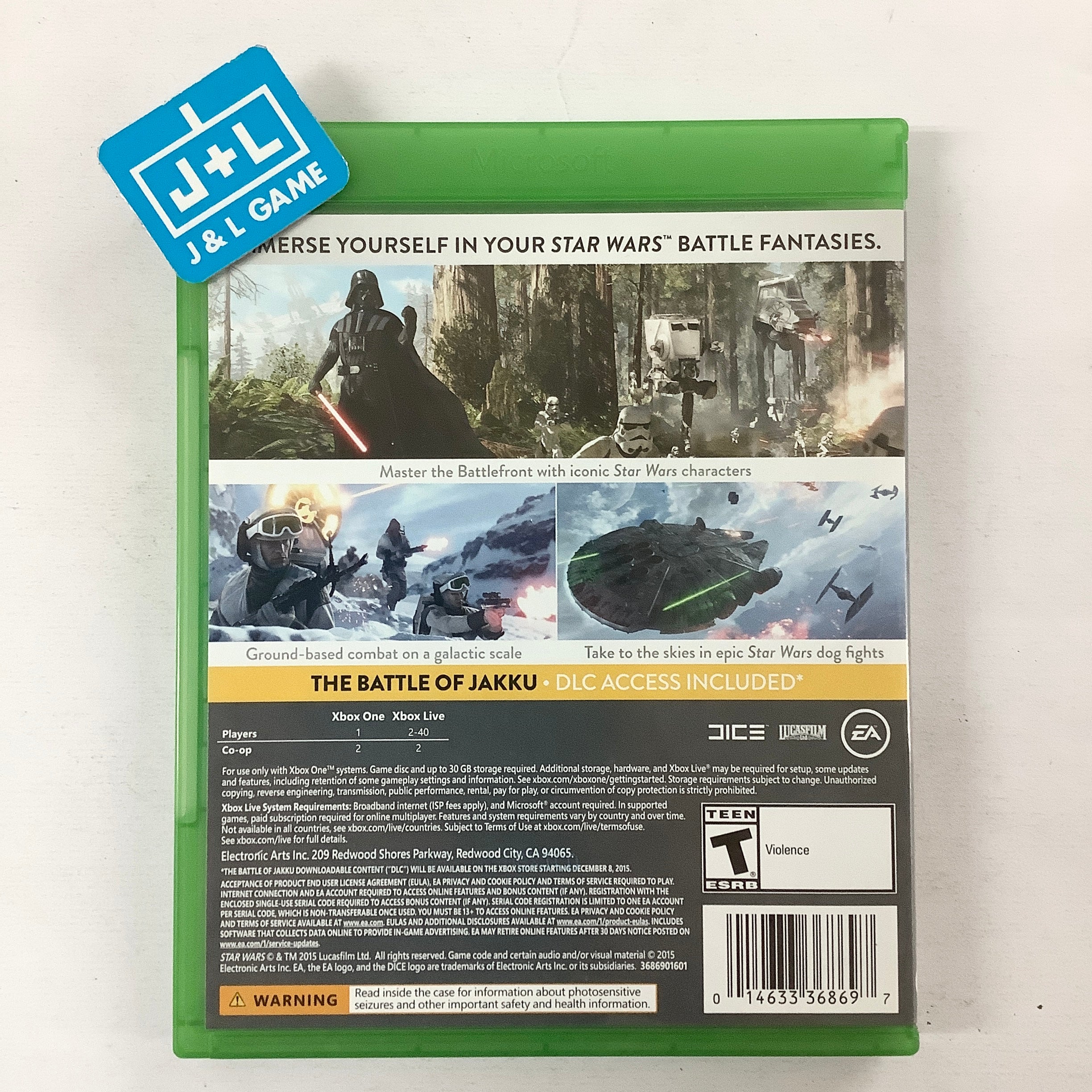 Star Wars Battlefront - (XB1) Xbox One [Pre-Owned] Video Games Electronic Arts   