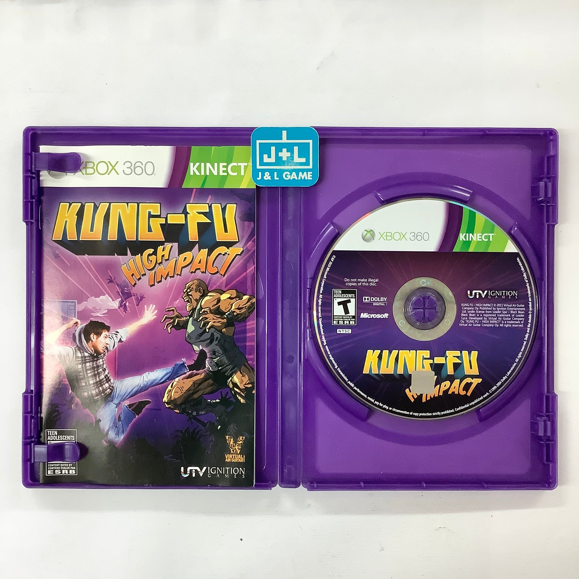 Kung-Fu High Impact (Kinect Required) - Xbox 360 [Pre-Owned] Video Games UTV Ignition Games   