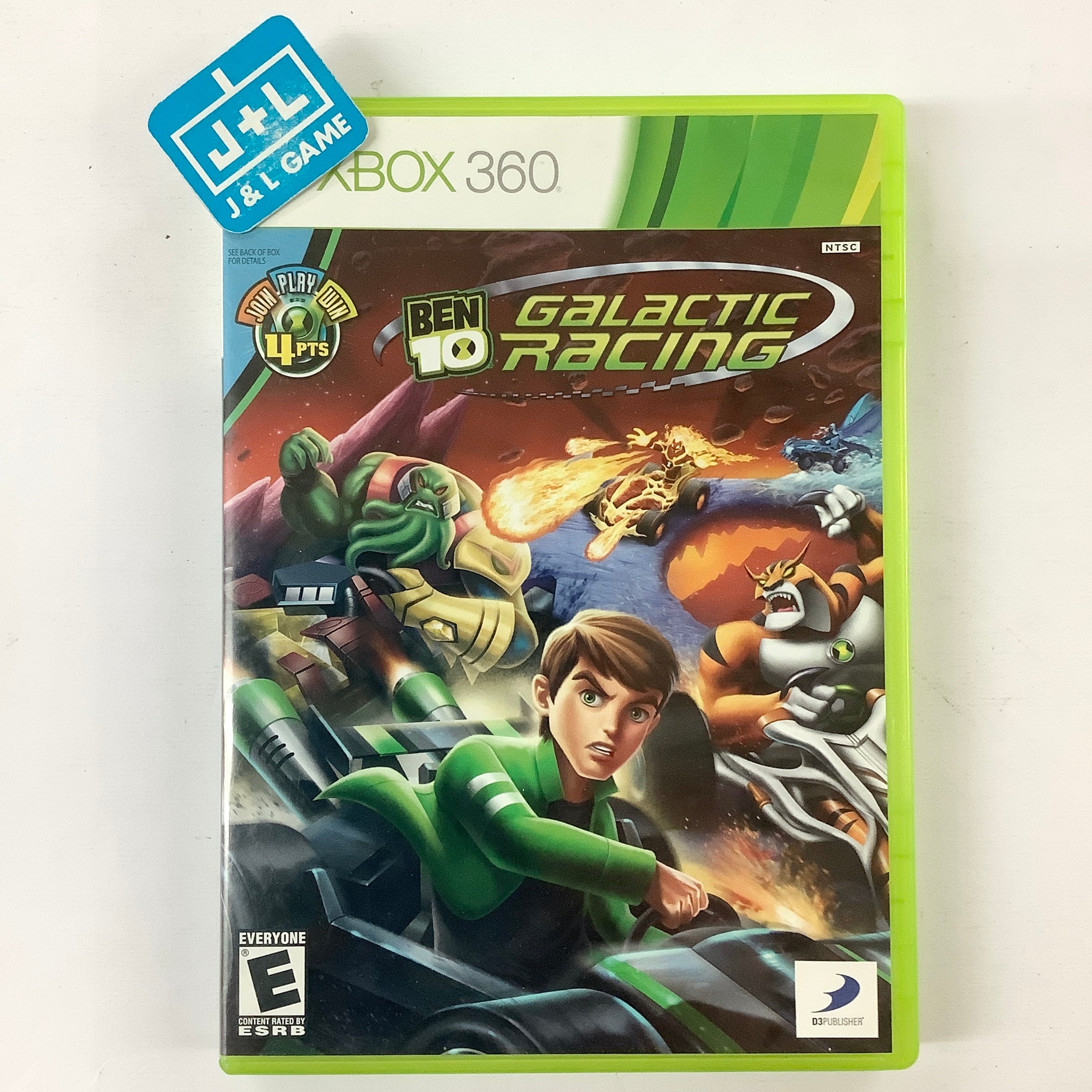 Ben 10: Galactic Racing - Xbox 360 [Pre-Owned] Video Games D3Publisher   