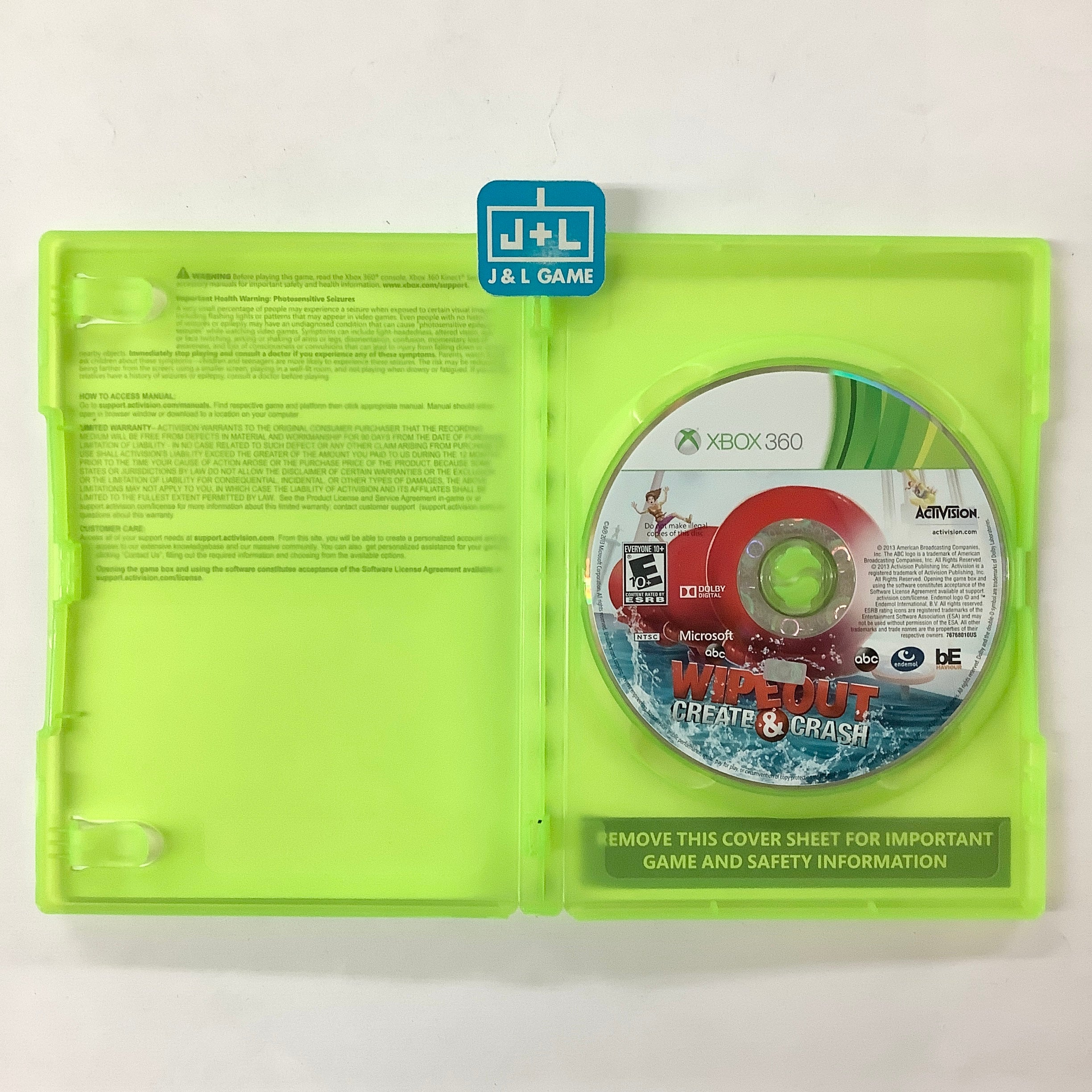 Wipeout: Create & Crash - Xbox 360 [Pre-Owned] Video Games Activision   