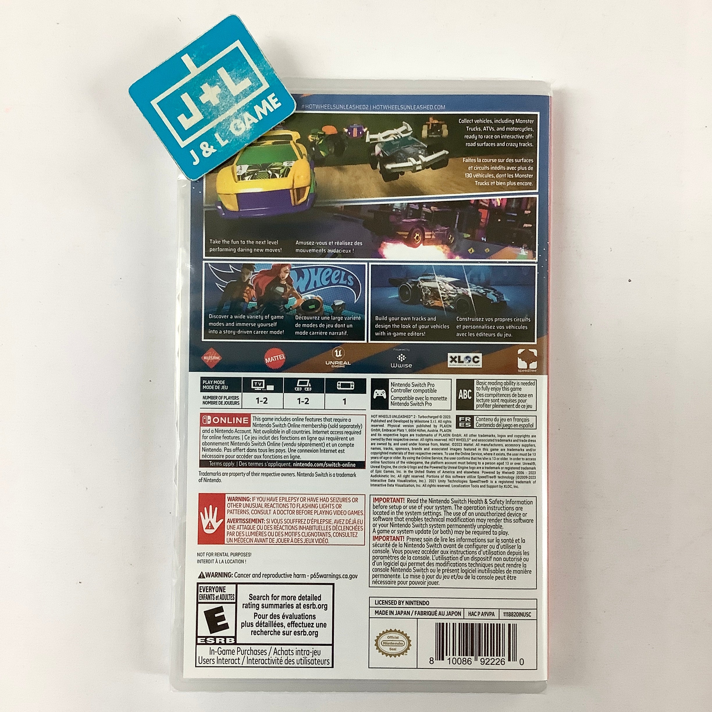 Hot Wheels Unleashed 2: Turbocharged - (NSW) Nintendo Switch Video Games Milestone S.r.l   