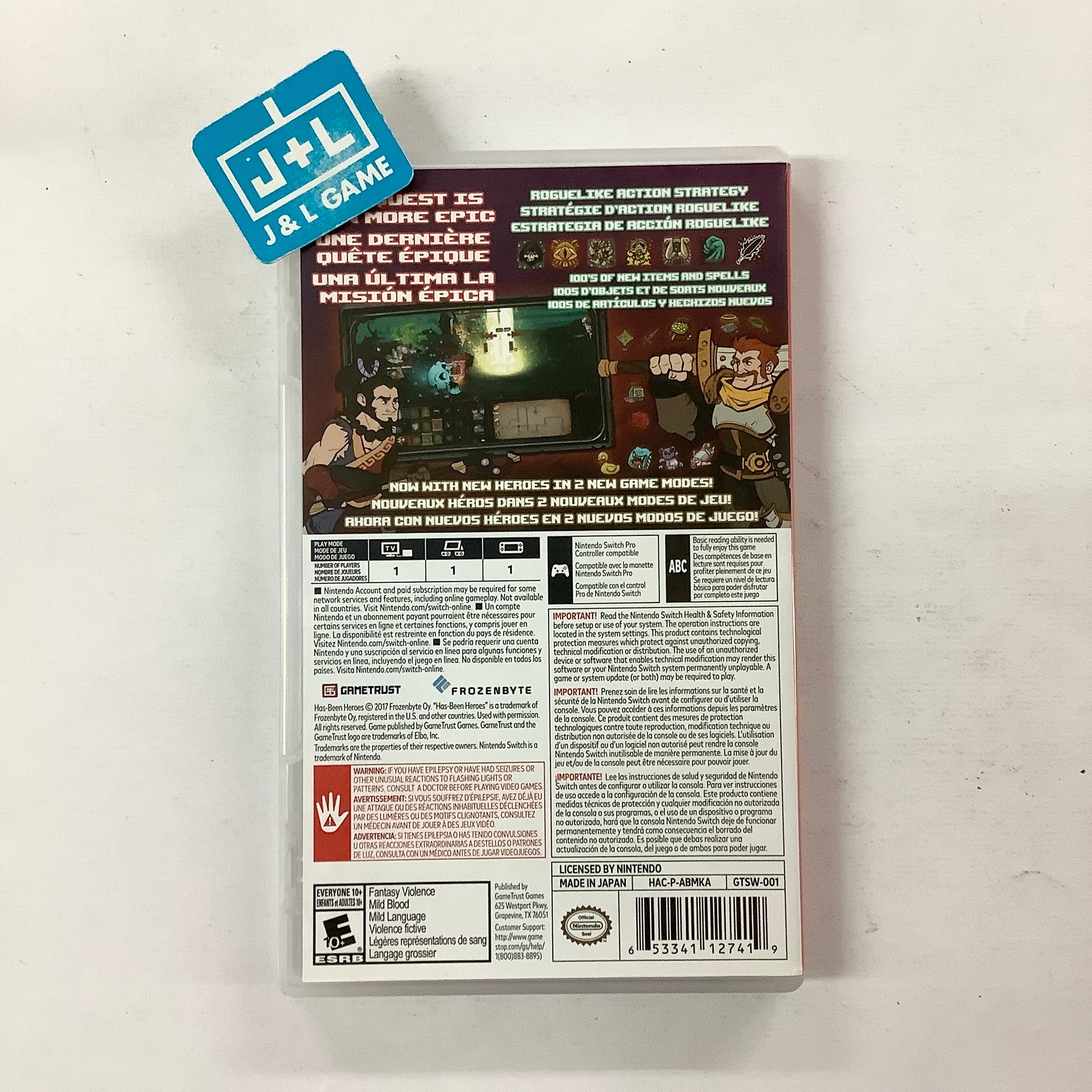 Has-Been Heroes - (NSW) Nintendo Switch [Pre-Owned] Video Games GameTrust   