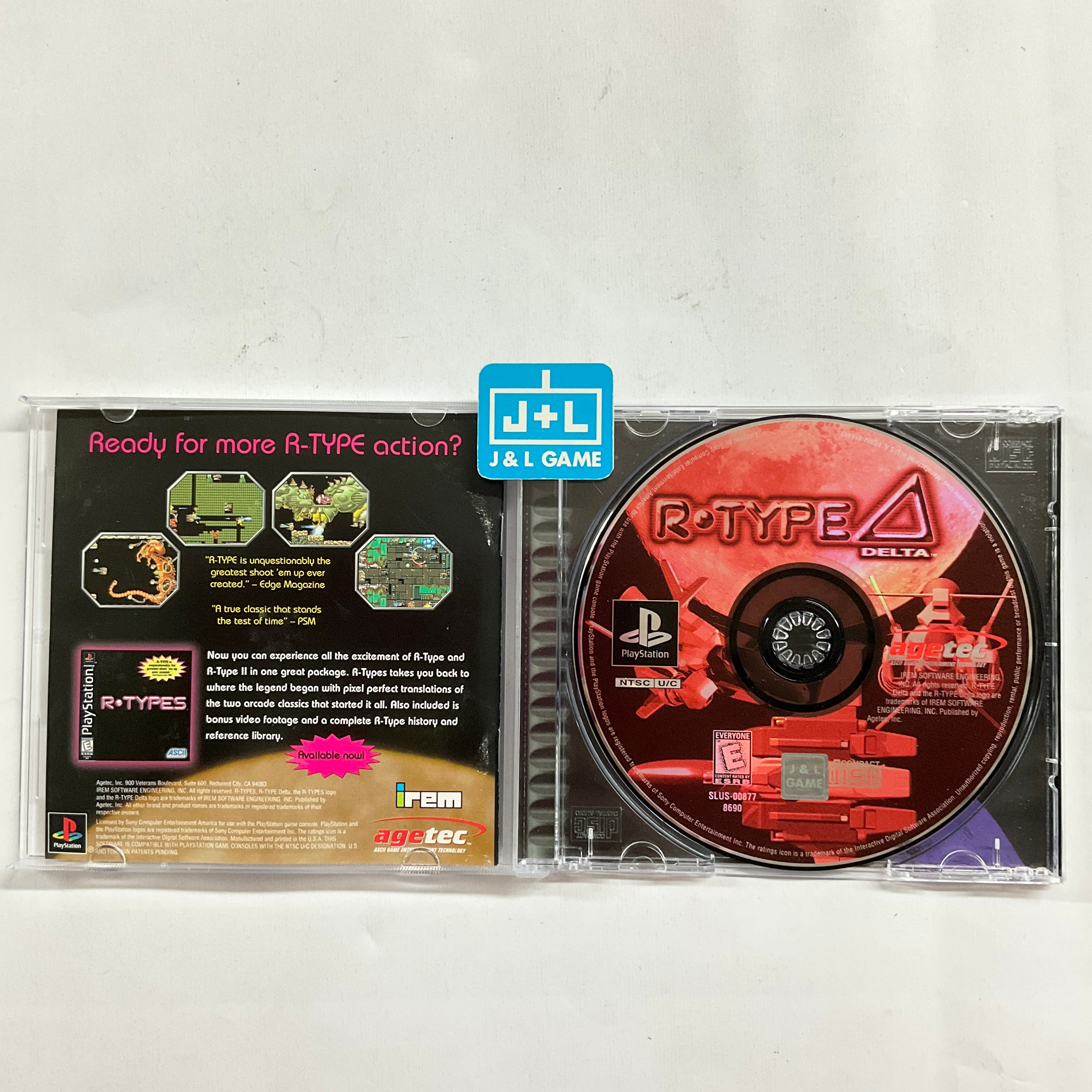 R-Type Delta - (PS1) PlayStation 1 [Pre-Owned] Video Games Agetec   