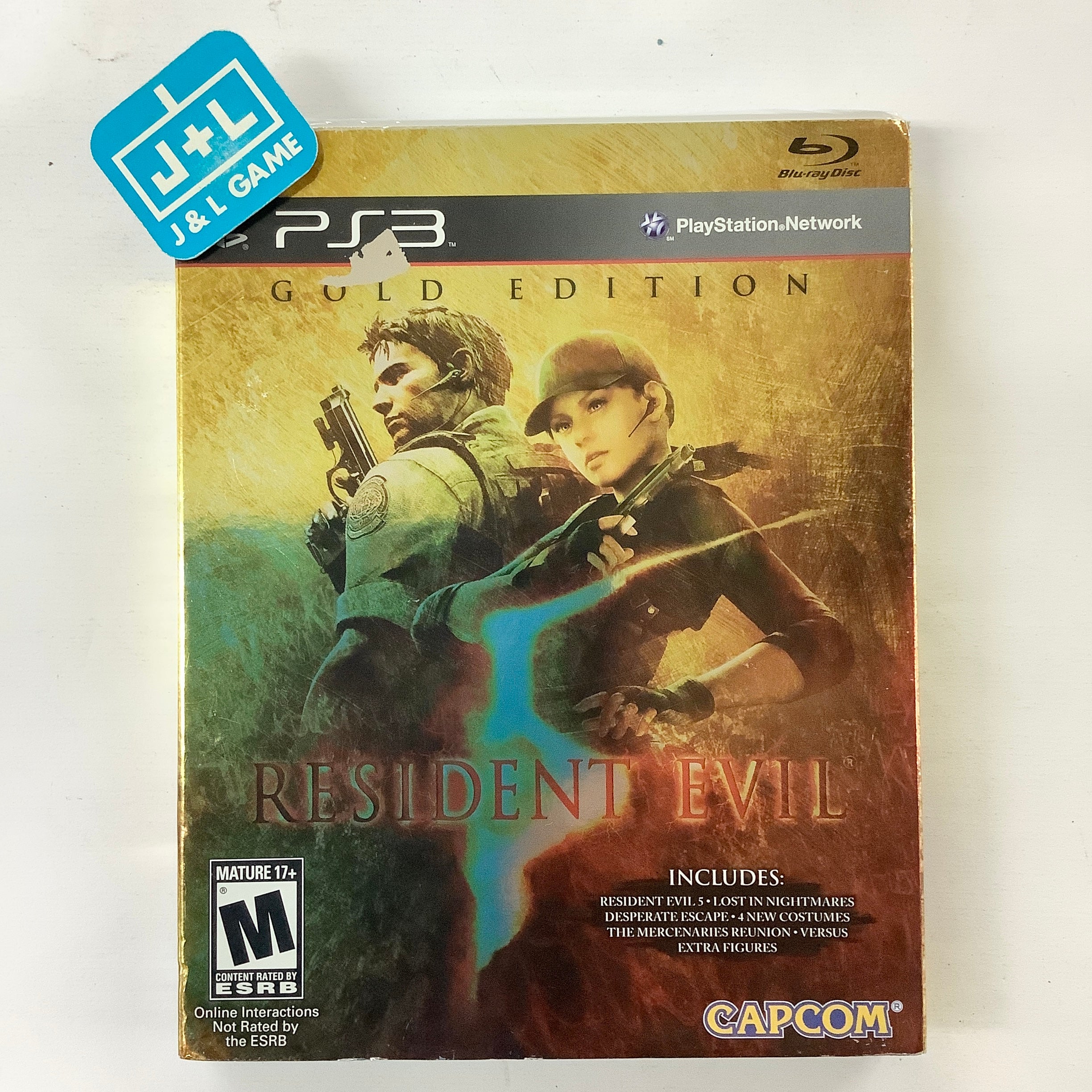 Resident Evil 5: Gold Edition - (PS3) PlayStation 3 Video Games Capcom   