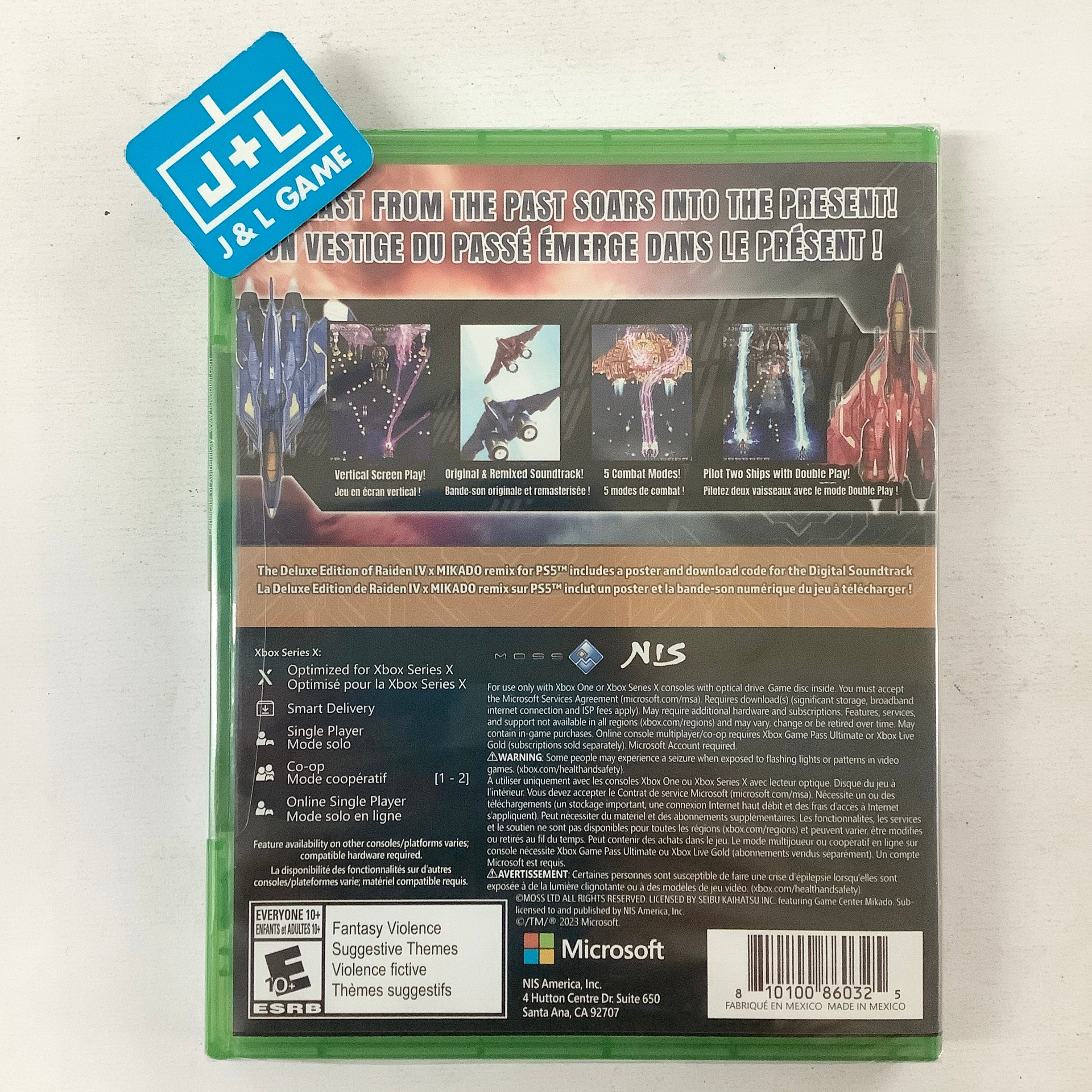 Raiden IV x MIKADO Remix: Deluxe Edition - (XSX) Xbox Series X Video Games NIS America   