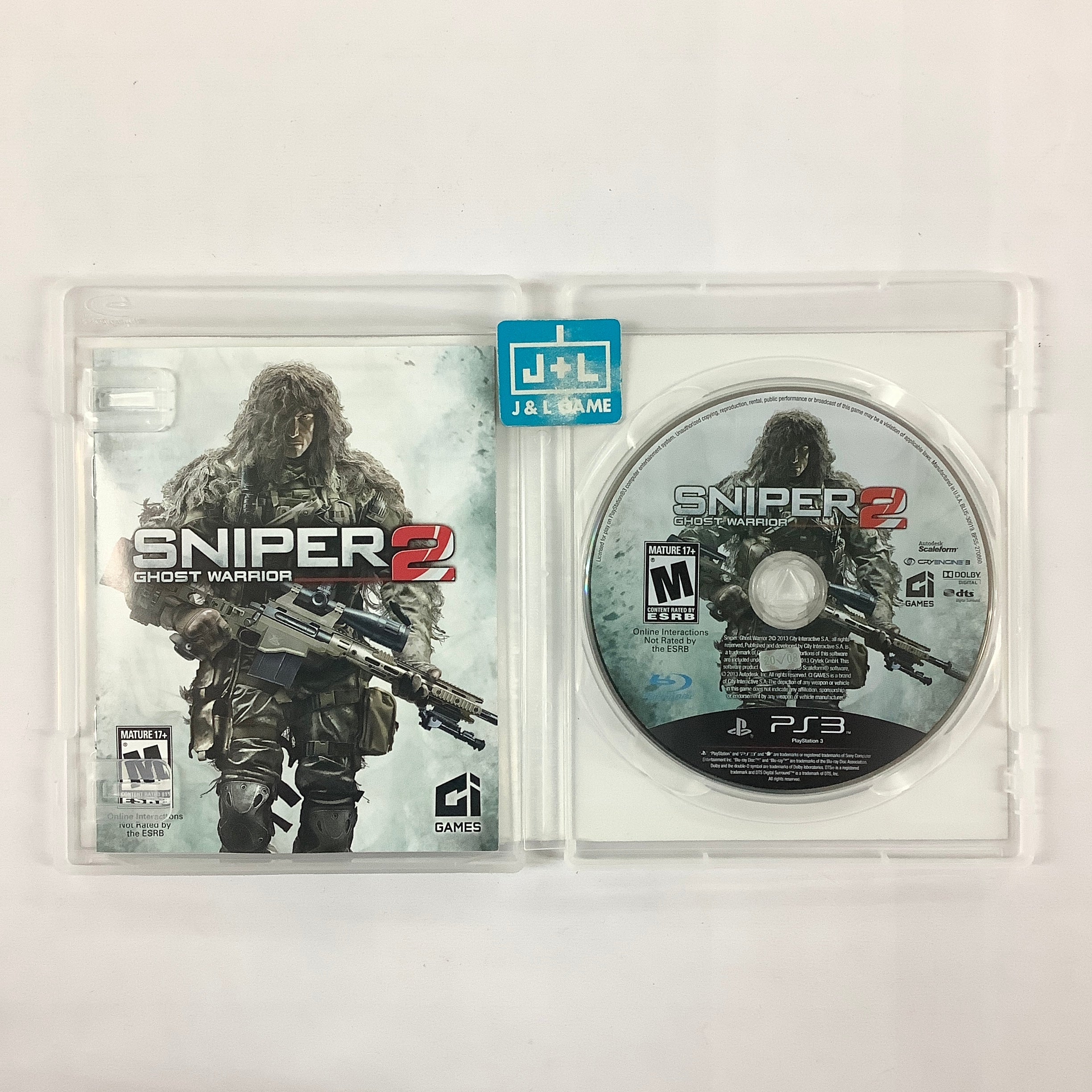 Sniper: Ghost Warrior 2 - (PS3) PlayStation 3 [Pre-Owned] Video Games City Interactive   