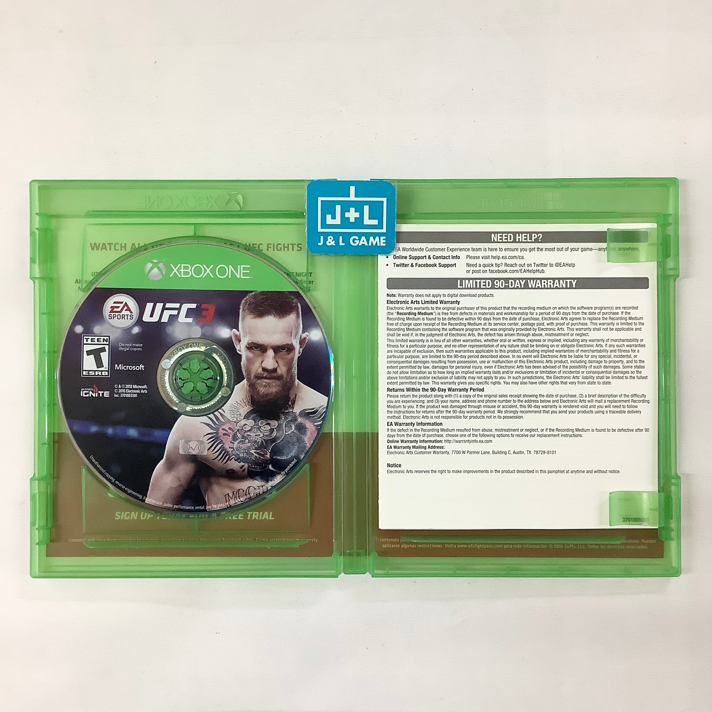 UFC 3 - (XB1) Xbox One [Pre-Owned] Video Games Electronic Arts   