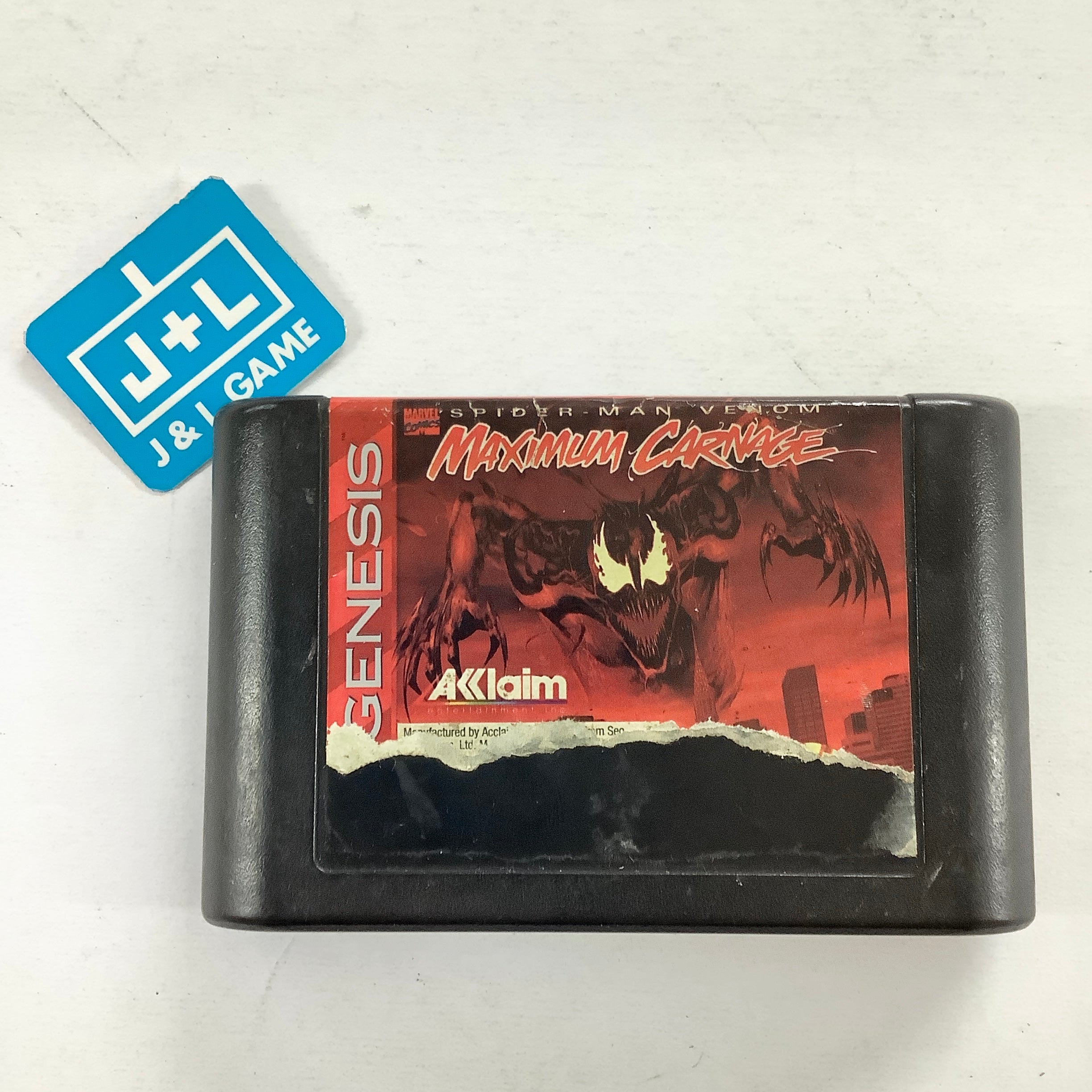 Spider-Man & Venom: Maximum Carnage - SEGA Genesis [Pre-Owned] Video Games Acclaim   