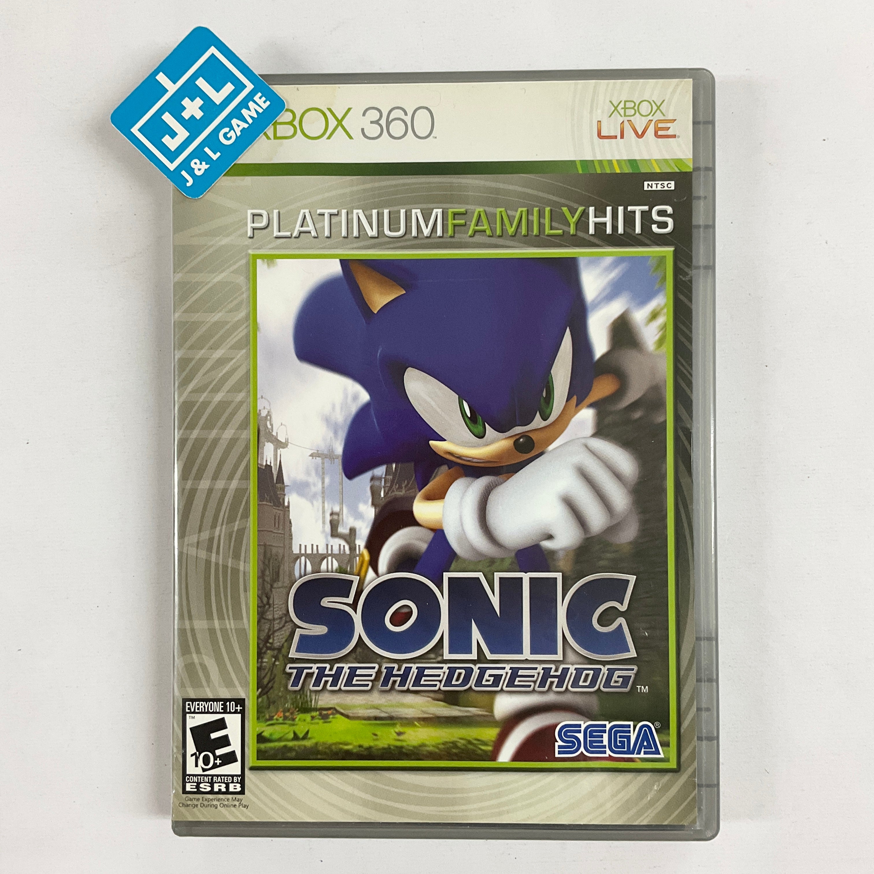 Sonic the Hedgehog (Platinum Family Hits) - Xbox 360 [Pre-Owned] Video Games Sega   