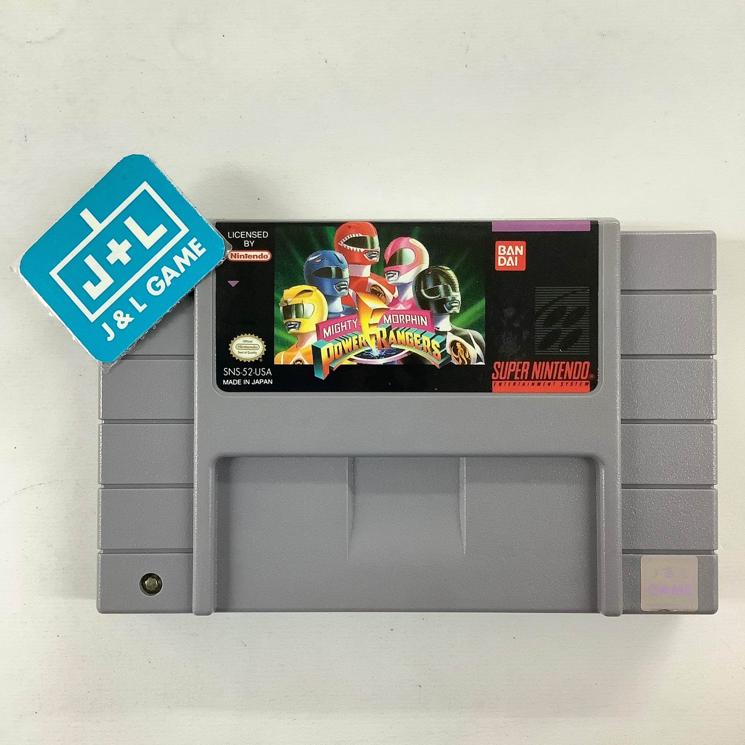 Mighty Morphin Power Rangers - (SNES) Super Nintendo [Pre-Owned] Video Games Bandai America Inc.   