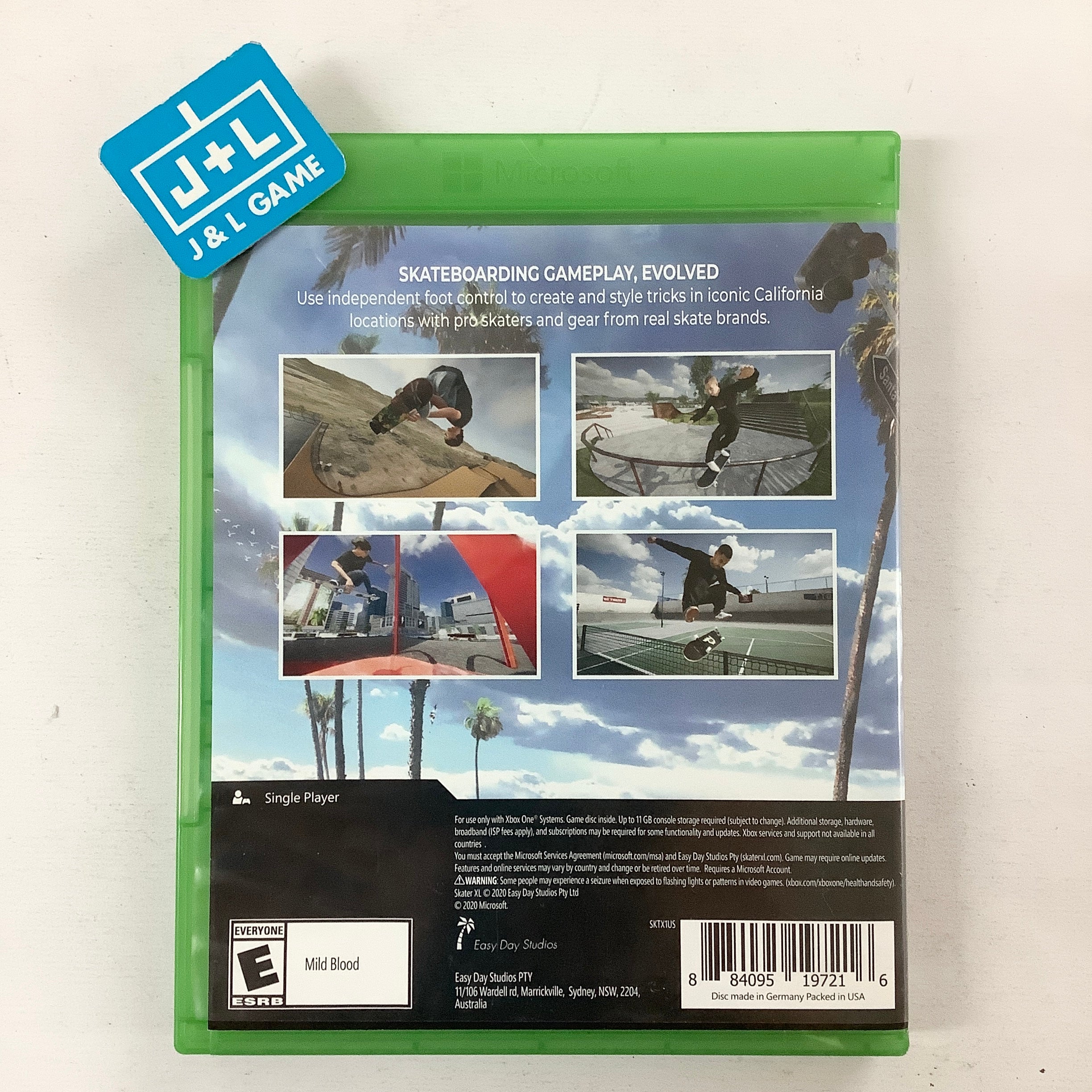 Skater XL - (XB1) Xbox One [Pre-Owned] Video Games EASY Day Studios   