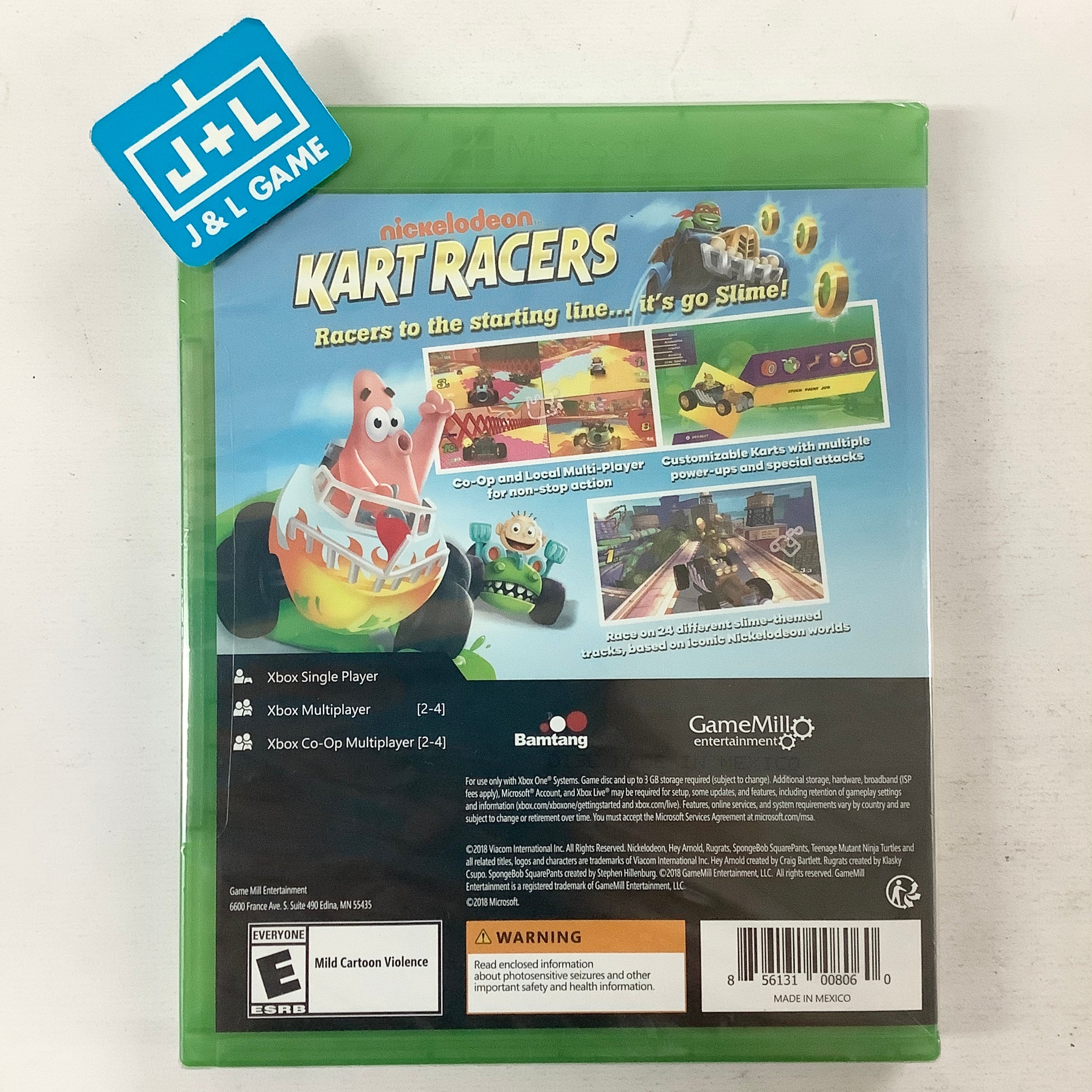 Nickelodeon Kart Racers - (XB1) Xbox One Video Games Game Mill   