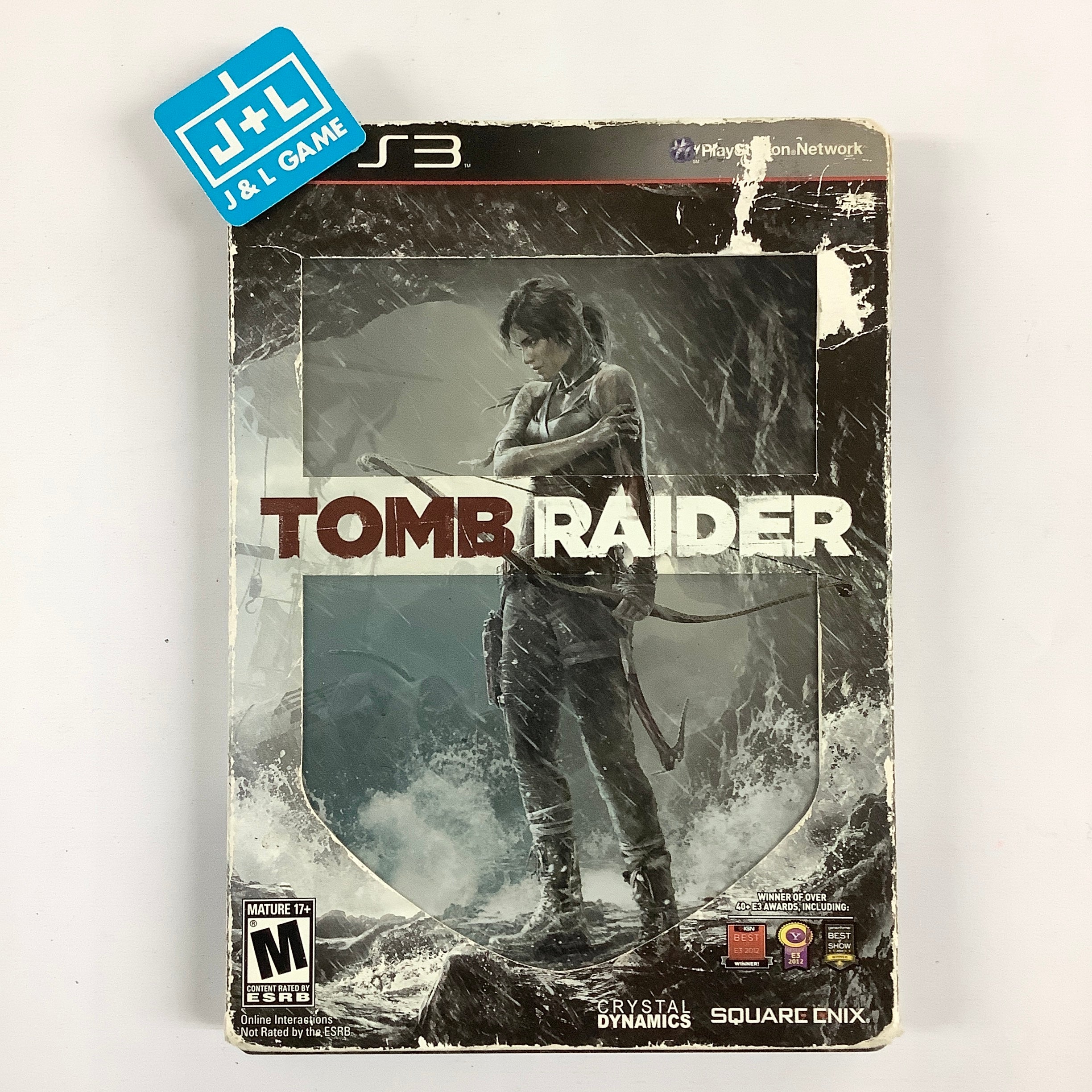 Tomb Raider (Steelbook Edition) - (PS3) PlayStation 3 [Pre-Owned] Video Games Square Enix   