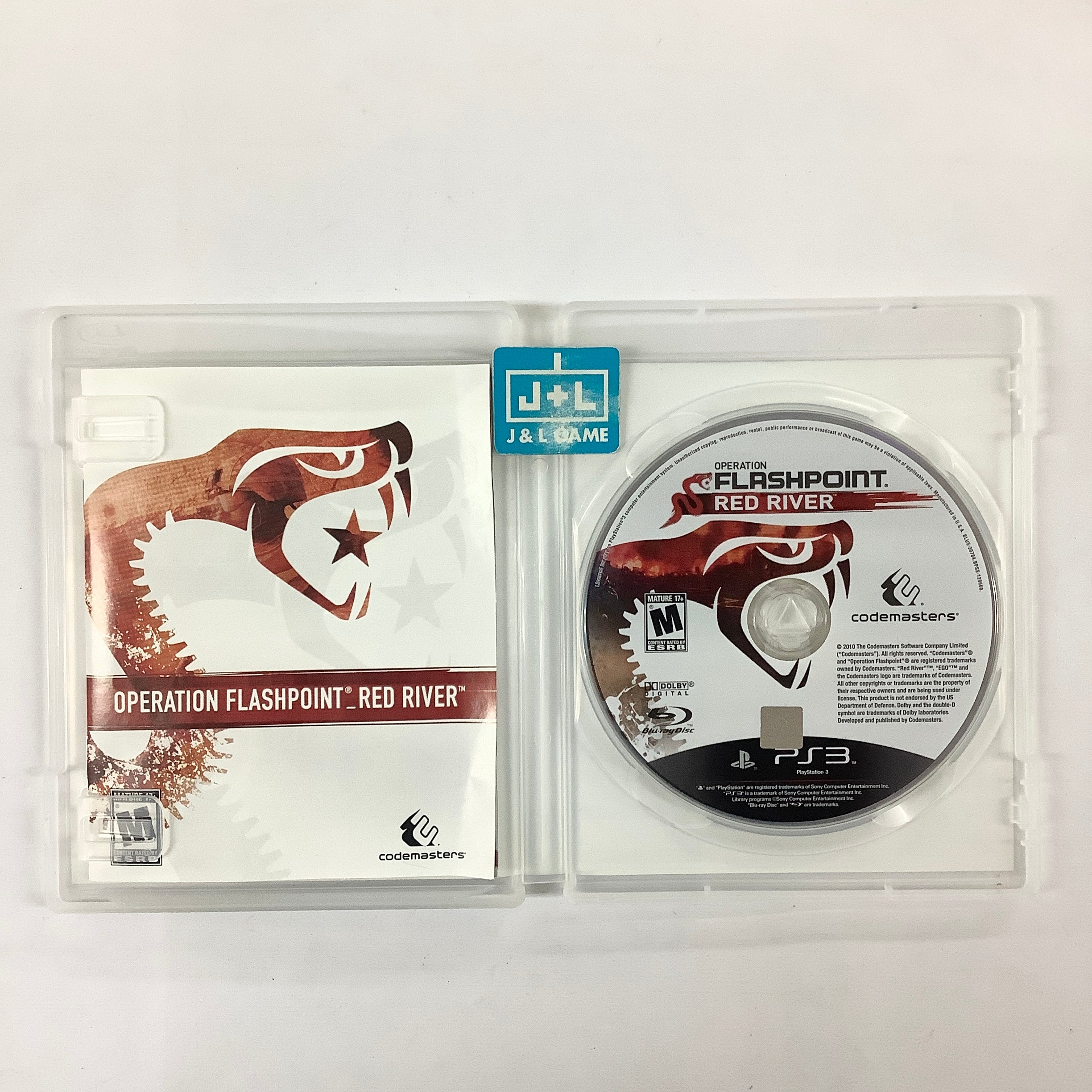 Operation Flashpoint: Red River - (PS3) PlayStation 3 [Pre-Owned] Video Games Codemasters   