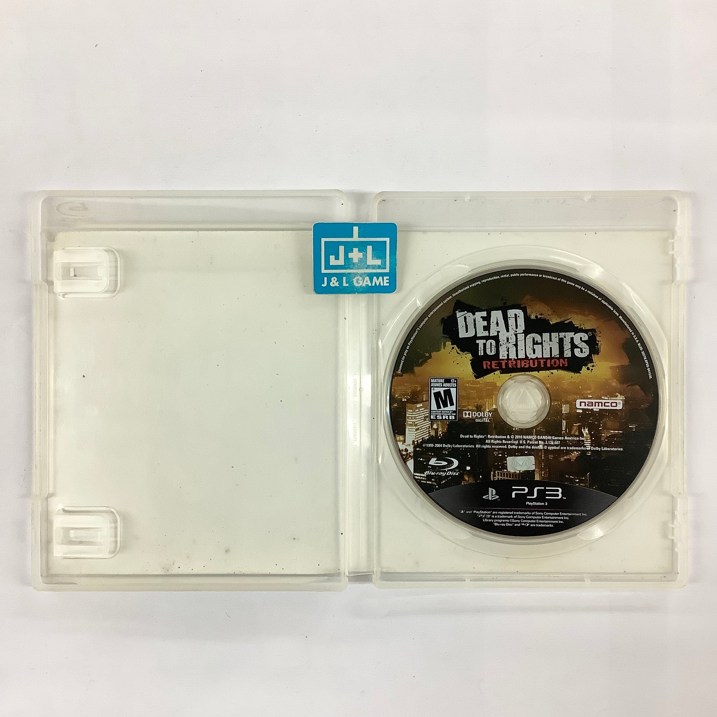 Dead to Rights: Retribution - (PS3) PlayStation 3 [Pre-Owned] Video Games Namco Bandai Games   