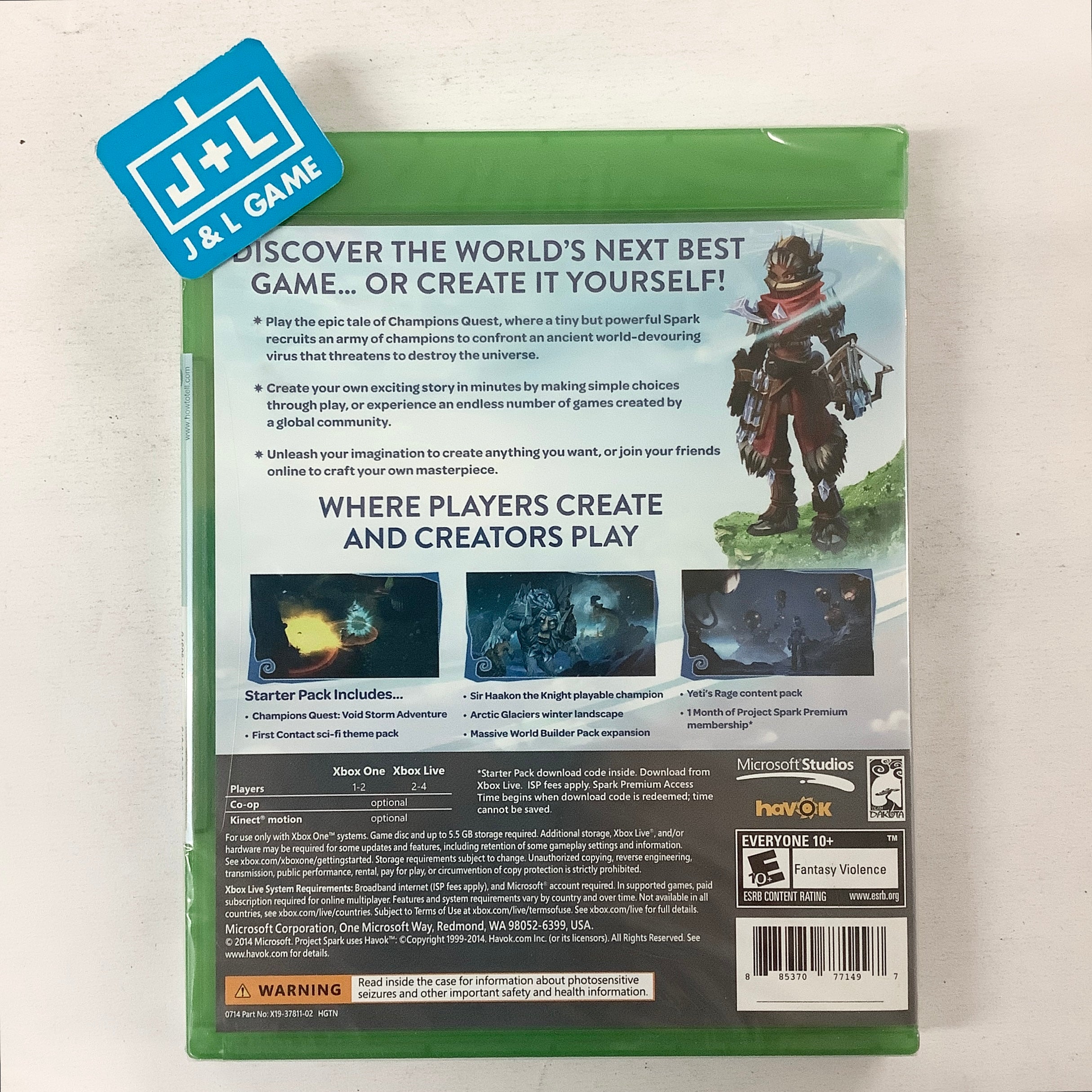 Project Spark - (XB1) Xbox One Video Games Microsoft   