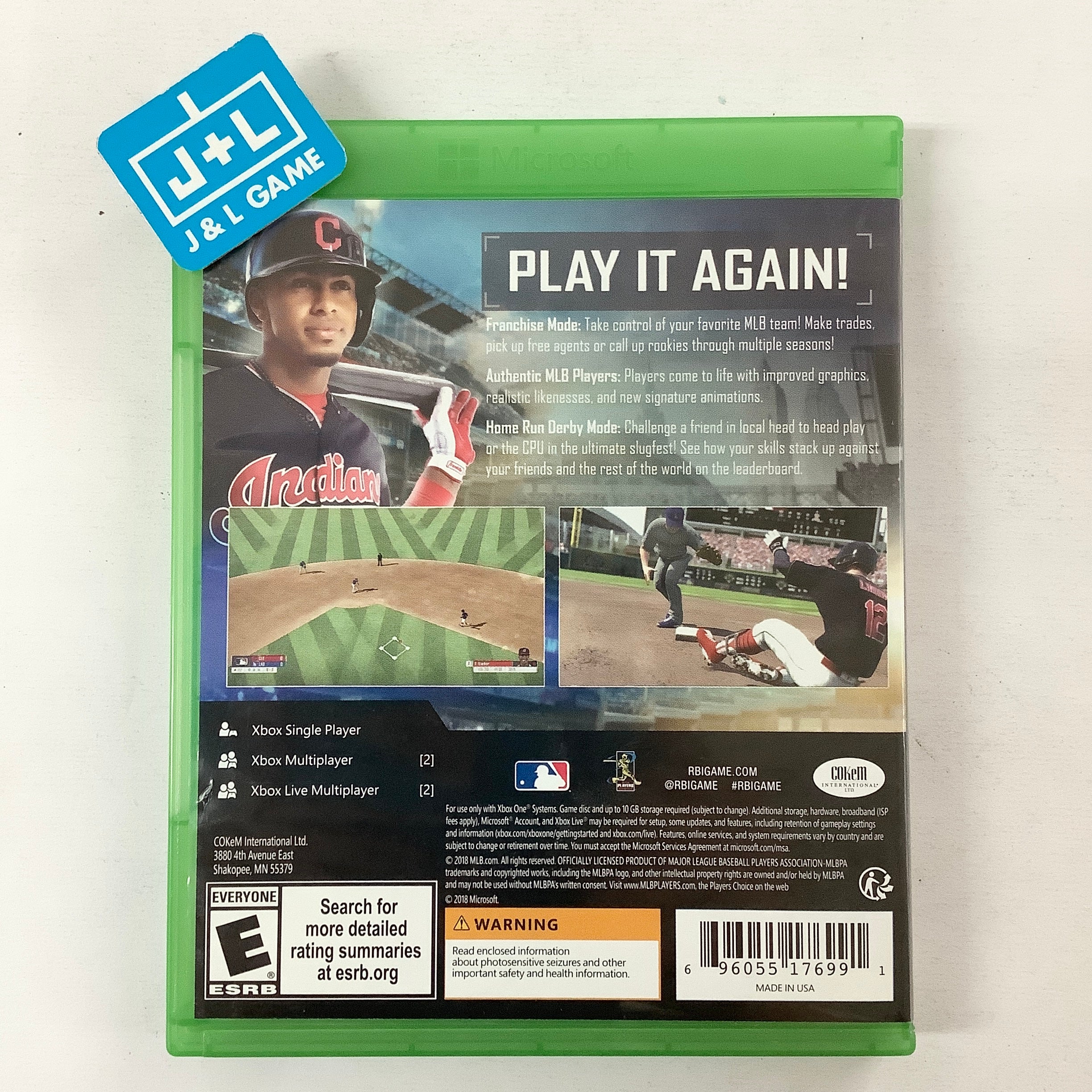 R.B.I. Baseball 18 - (XB1) Xbox One [Pre-Owned] Video Games MLB AM   