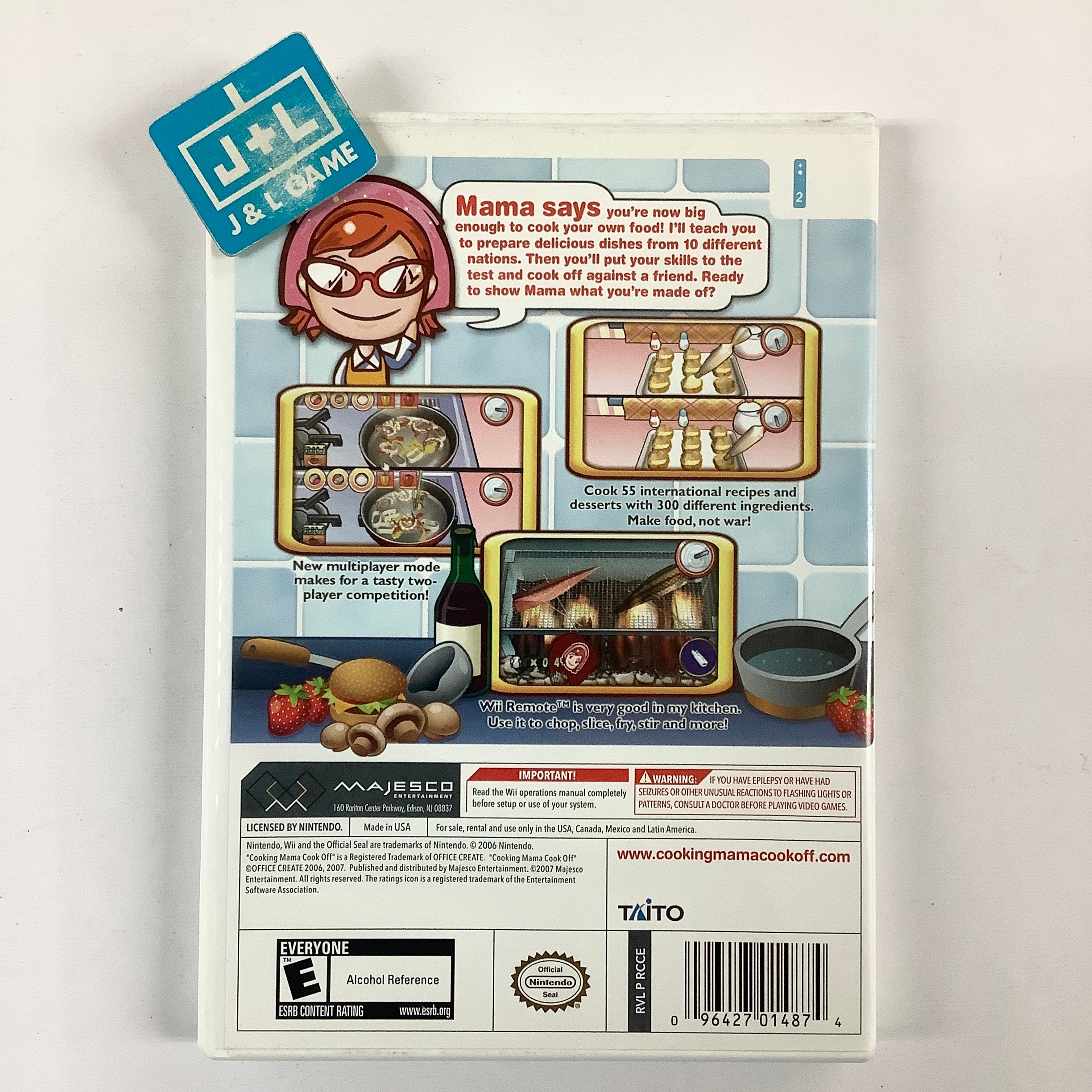 Cooking Mama: Cook Off - Nintendo Wii [Pre-Owned] Video Games Majesco   